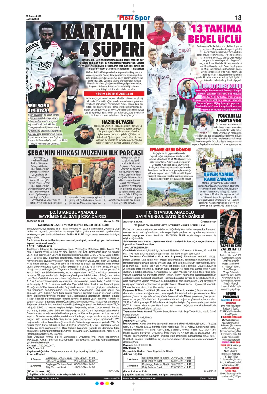 "Fenerbahçe'de Vedat Muriqi sürprizi yaşanıyor" | Sporun manşetleri - 14