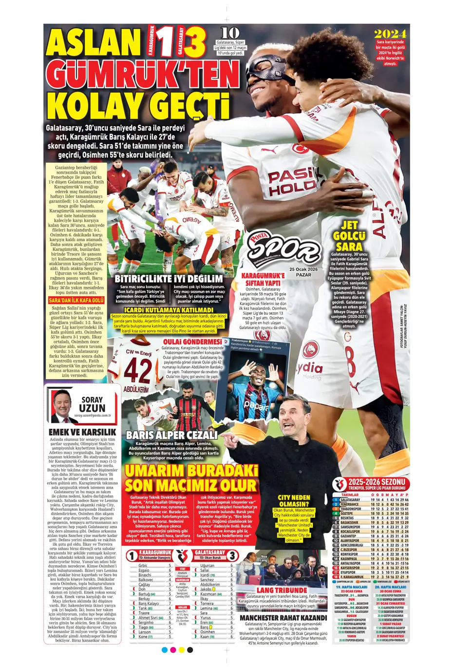 "Asprilla sonrası Galatasaray'ın 3. transferi de belli oldu" | Sporun manşetleri - 34