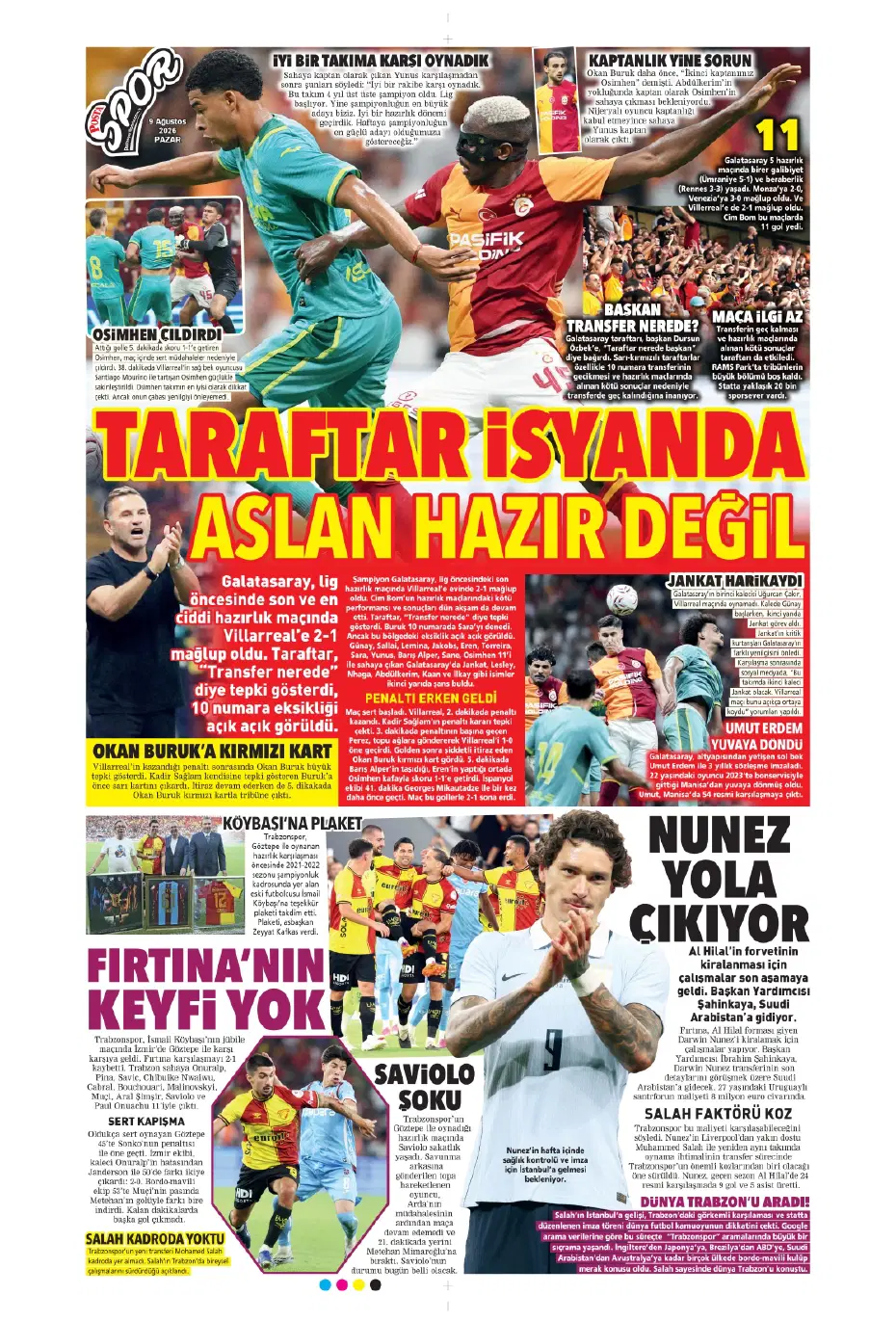 Fenerbahçe'de yaprak dökümü! Çağlar Söyüncü dahil tam 11 futbolcu | Sporun manşetleri - 16 Fenerbahçe'de yaprak dökümü! Çağlar Söyüncü dahil tam 11 futbolcu | Sporun manşetleri - 16