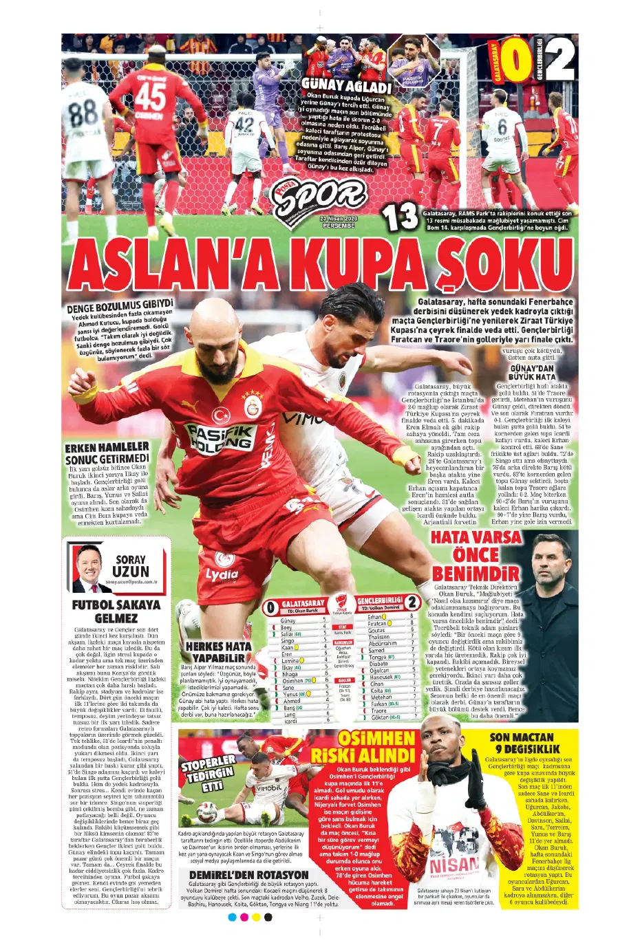 "Koopmeiners Galatasaray'a doğru" | Sporun manşetleri - 20