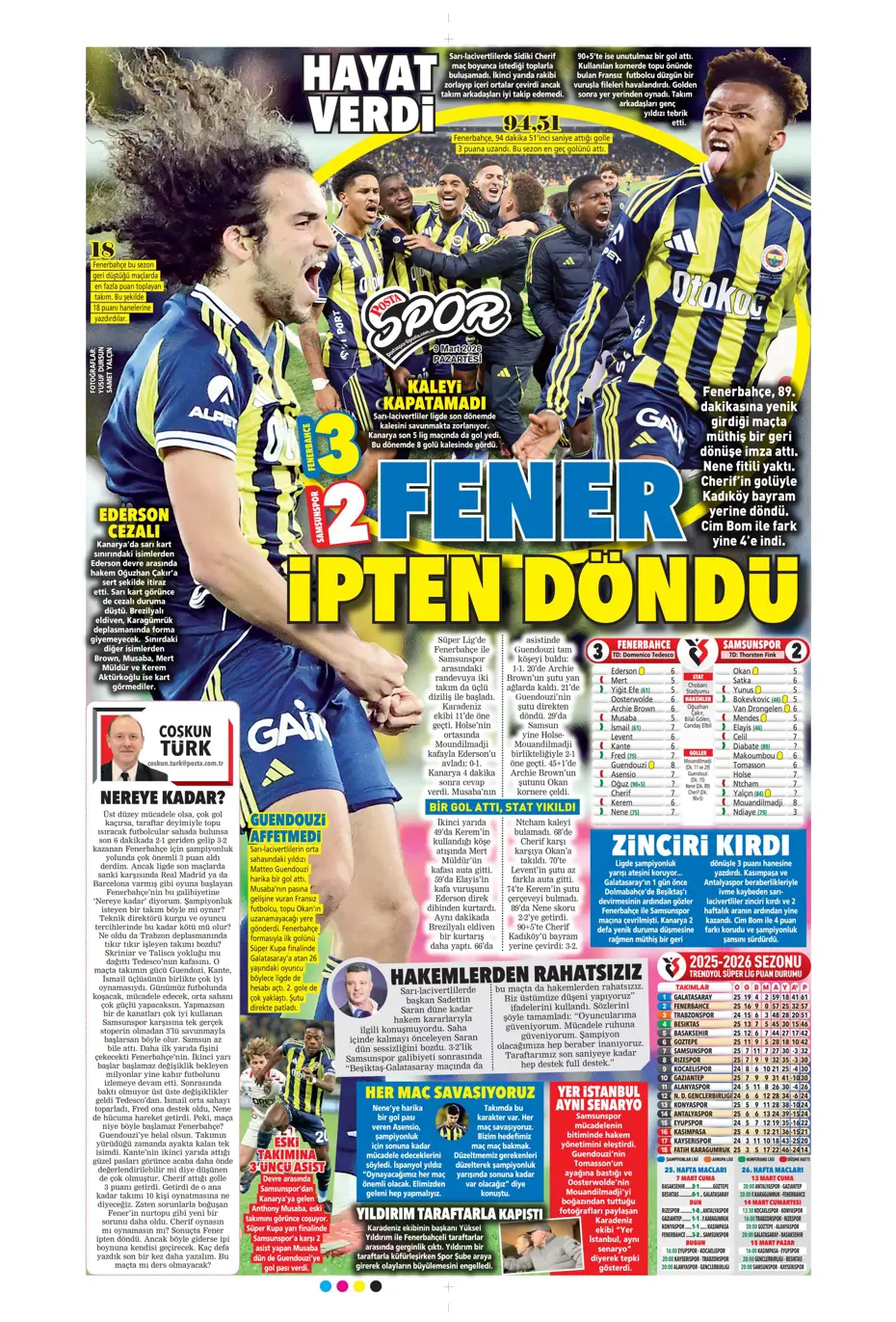 "Eller yukarı! Ben Cherif" | Sporun manşetleri - 19