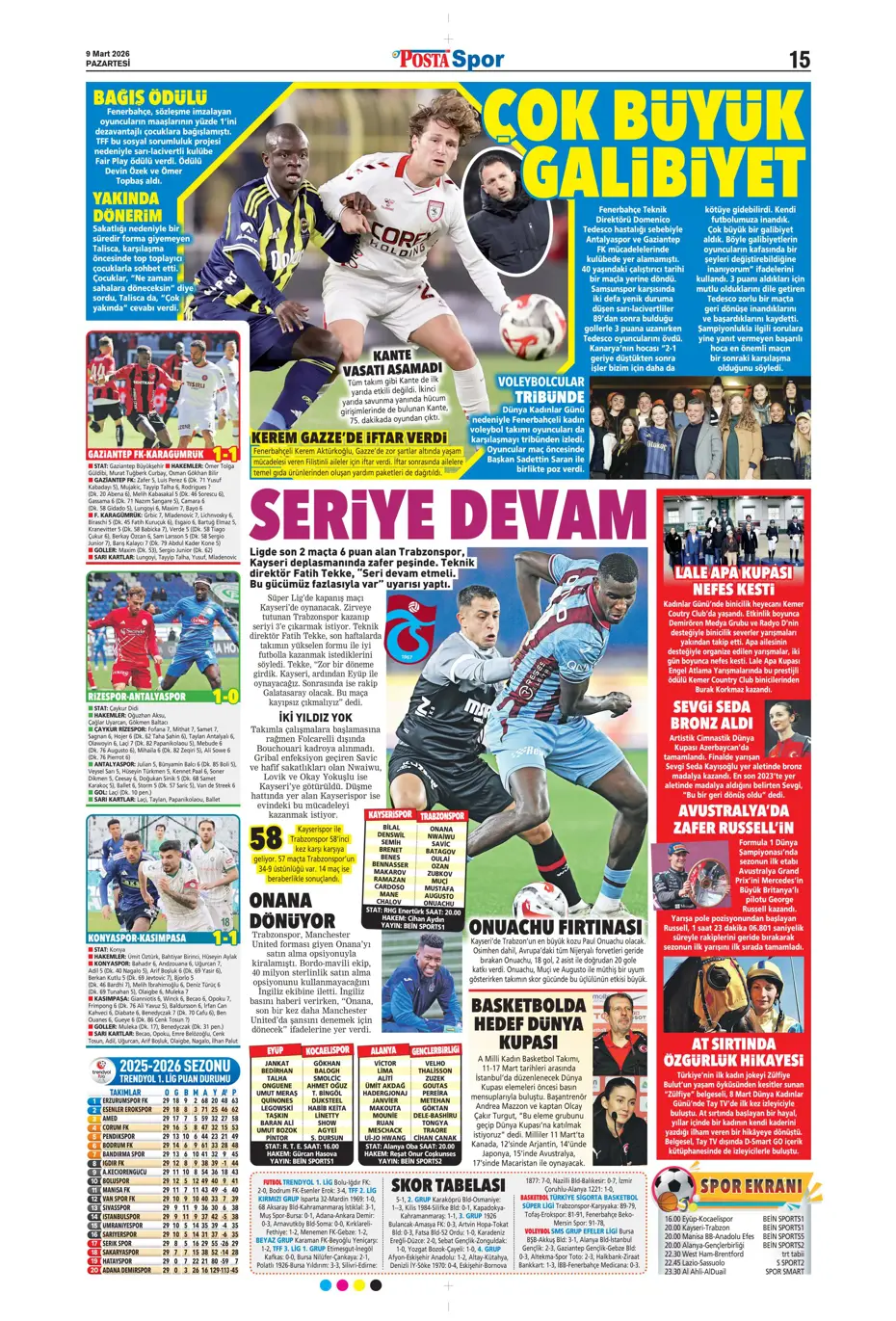 "Eller yukarı! Ben Cherif" | Sporun manşetleri - 14