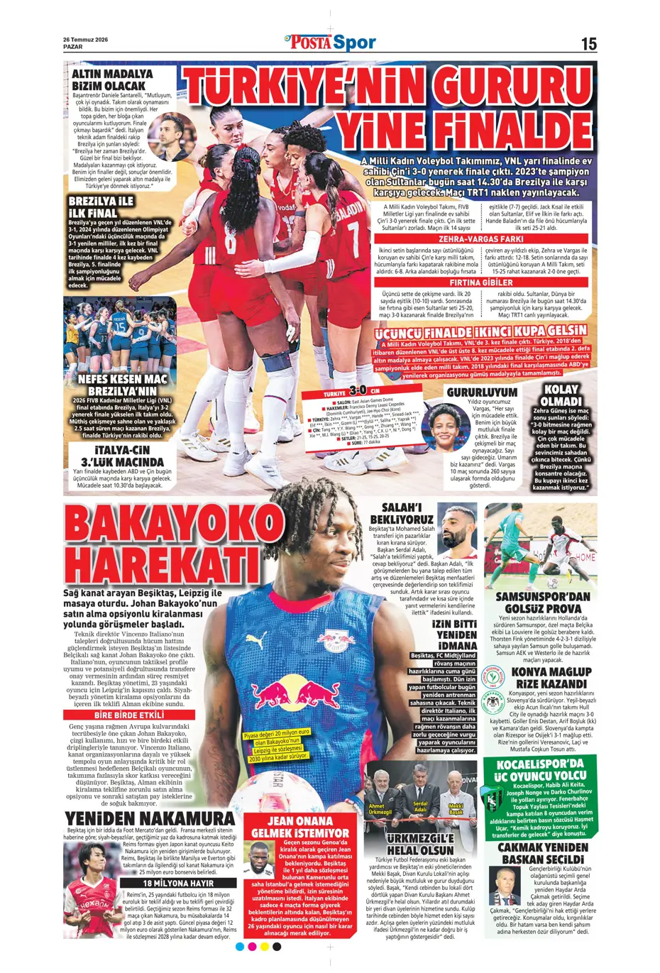 "Darwin Nunez geliyor" | Sporun manşetleri - 7