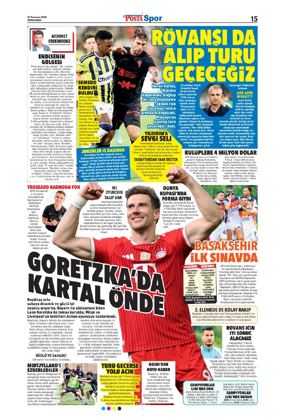 Ollie Watkins Fenerbahçe'ye geliyor | Sporun manşetleri - 16 Ollie Watkins Fenerbahçe'ye geliyor | Sporun manşetleri - 16
