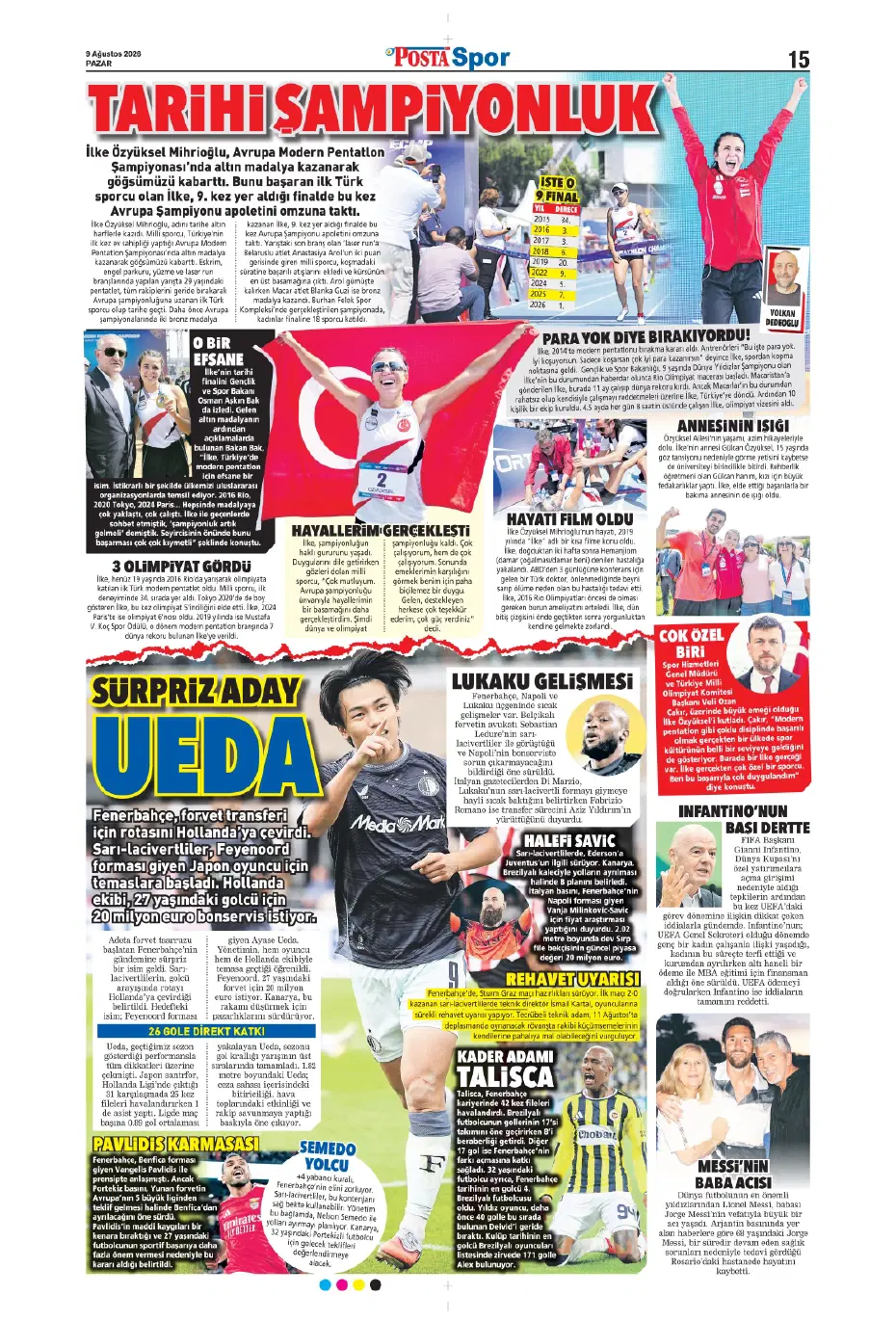 Fenerbahçe'de yaprak dökümü! Çağlar Söyüncü dahil tam 11 futbolcu | Sporun manşetleri - 9 Fenerbahçe'de yaprak dökümü! Çağlar Söyüncü dahil tam 11 futbolcu | Sporun manşetleri - 9
