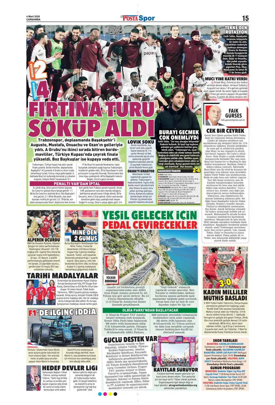 "Anlaşma tamam, sezon sonunda Fenerbahçe'den ayrılıyor" | Sporun manşetleri - 13 "Anlaşma tamam, sezon sonunda Fenerbahçe'den ayrılıyor" | Sporun manşetleri - 13