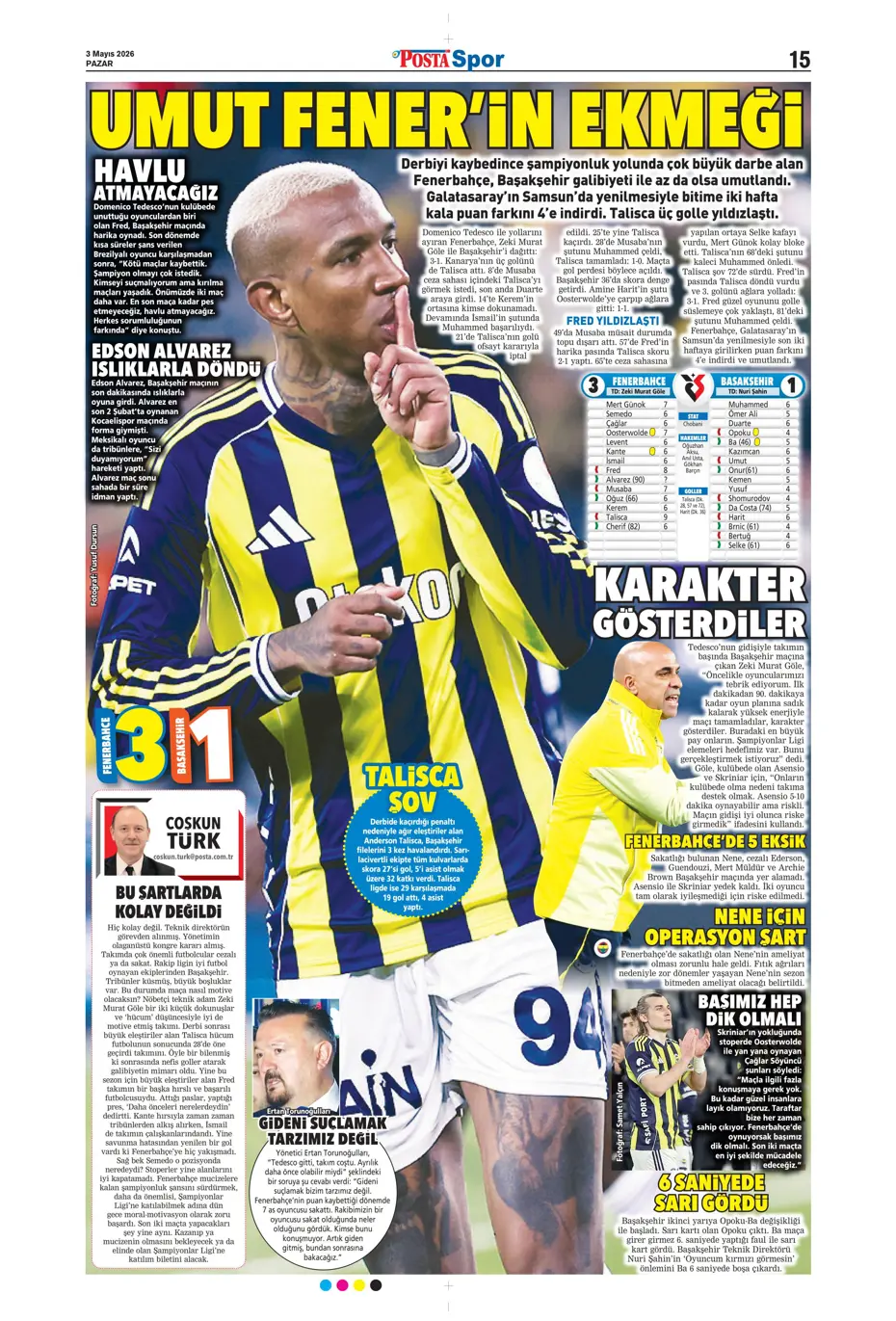 Galatasaray dördüncüyü ararken dört yedi | Sporun manşetleri - 47 Galatasaray dördüncüyü ararken dört yedi | Sporun manşetleri - 47