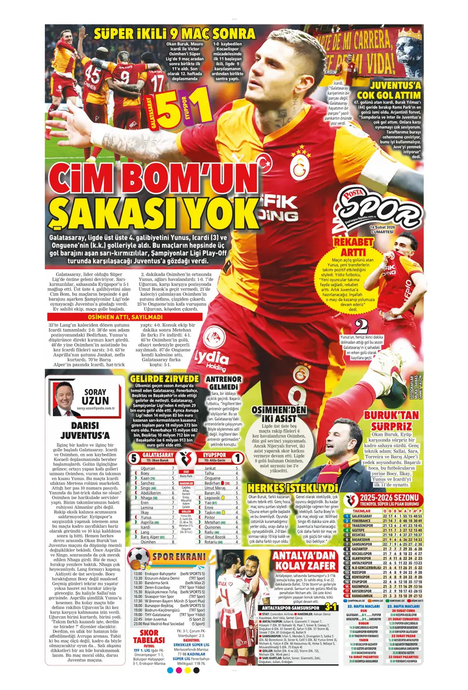 "Tedesco'dan Kerem Aktürkoğlu ve Musaba için flaş karar" | Sporun manşetleri - 29 "Tedesco'dan Kerem Aktürkoğlu ve Musaba için flaş karar" | Sporun manşetleri - 29