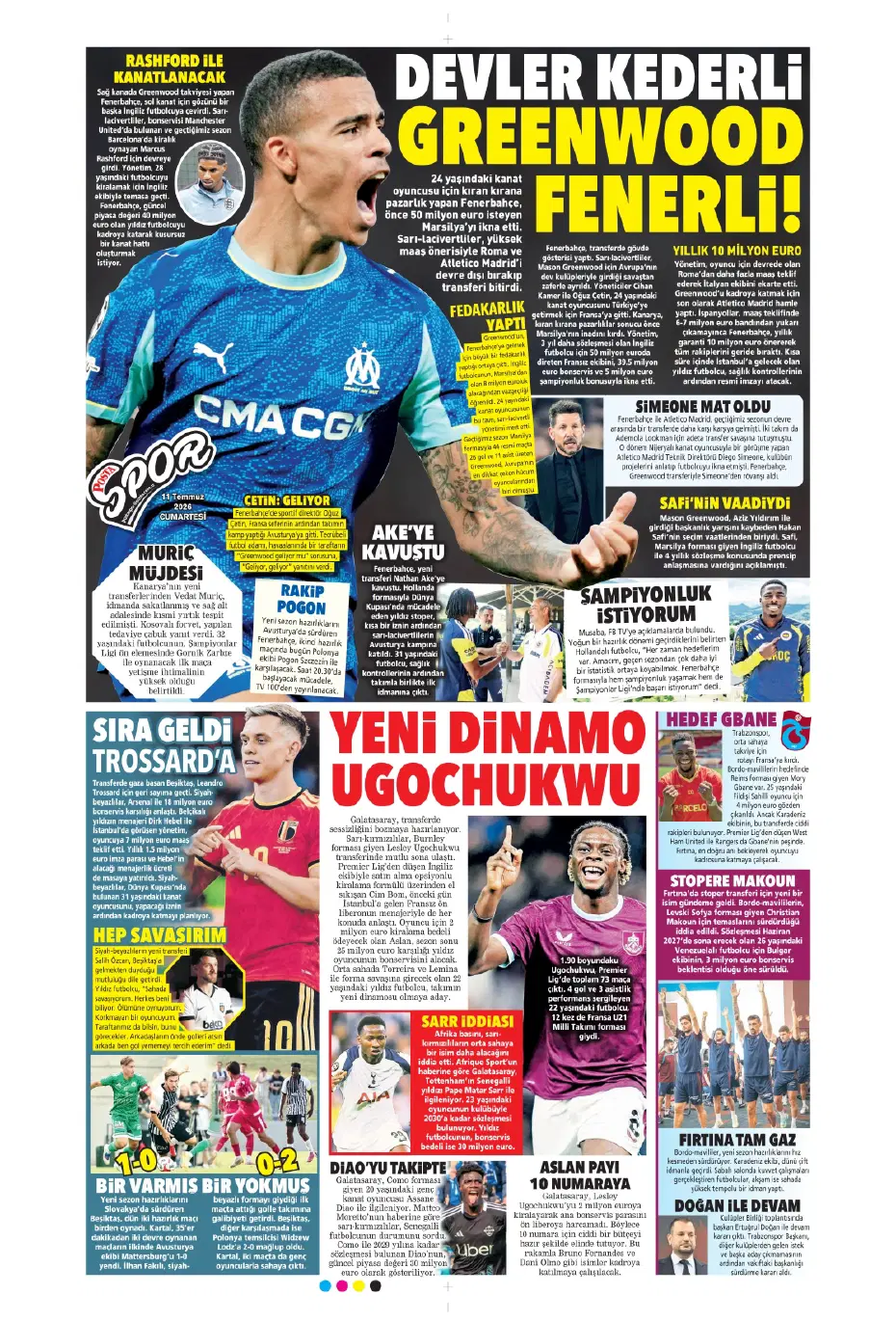 Kerem Aktürkoğlu için rekor teklif | Sporun manşetleri - 13
