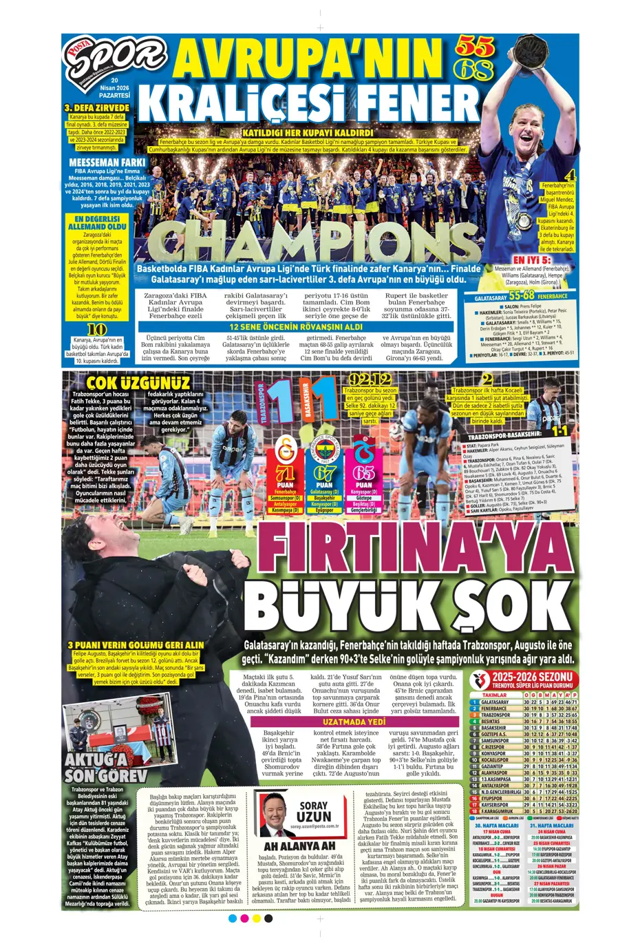 Eyvah! Gabriel Sara için geliyorlar | Sporun manşetleri - 18 Eyvah! Gabriel Sara için geliyorlar | Sporun manşetleri - 18