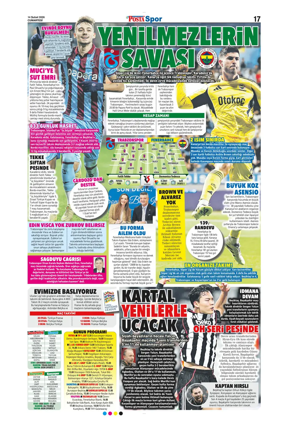 "Tedesco'dan Kerem Aktürkoğlu ve Musaba için flaş karar" | Sporun manşetleri - 21 "Tedesco'dan Kerem Aktürkoğlu ve Musaba için flaş karar" | Sporun manşetleri - 21