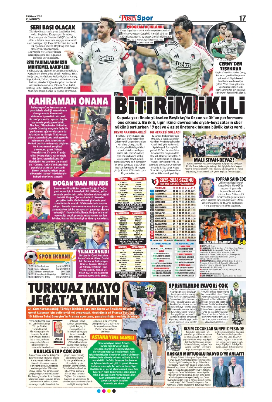 "Orkun Kökçü için 60 milyon euroyu gözden çıkardılar" | Sporun manşetleri - 7