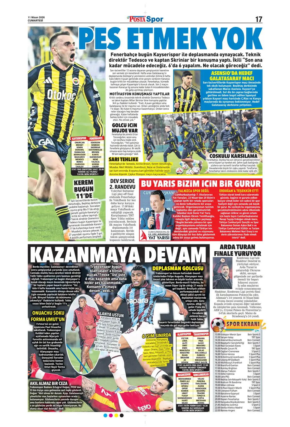 "Devler Osimhen için sırada" | Sporun manşetleri - 27