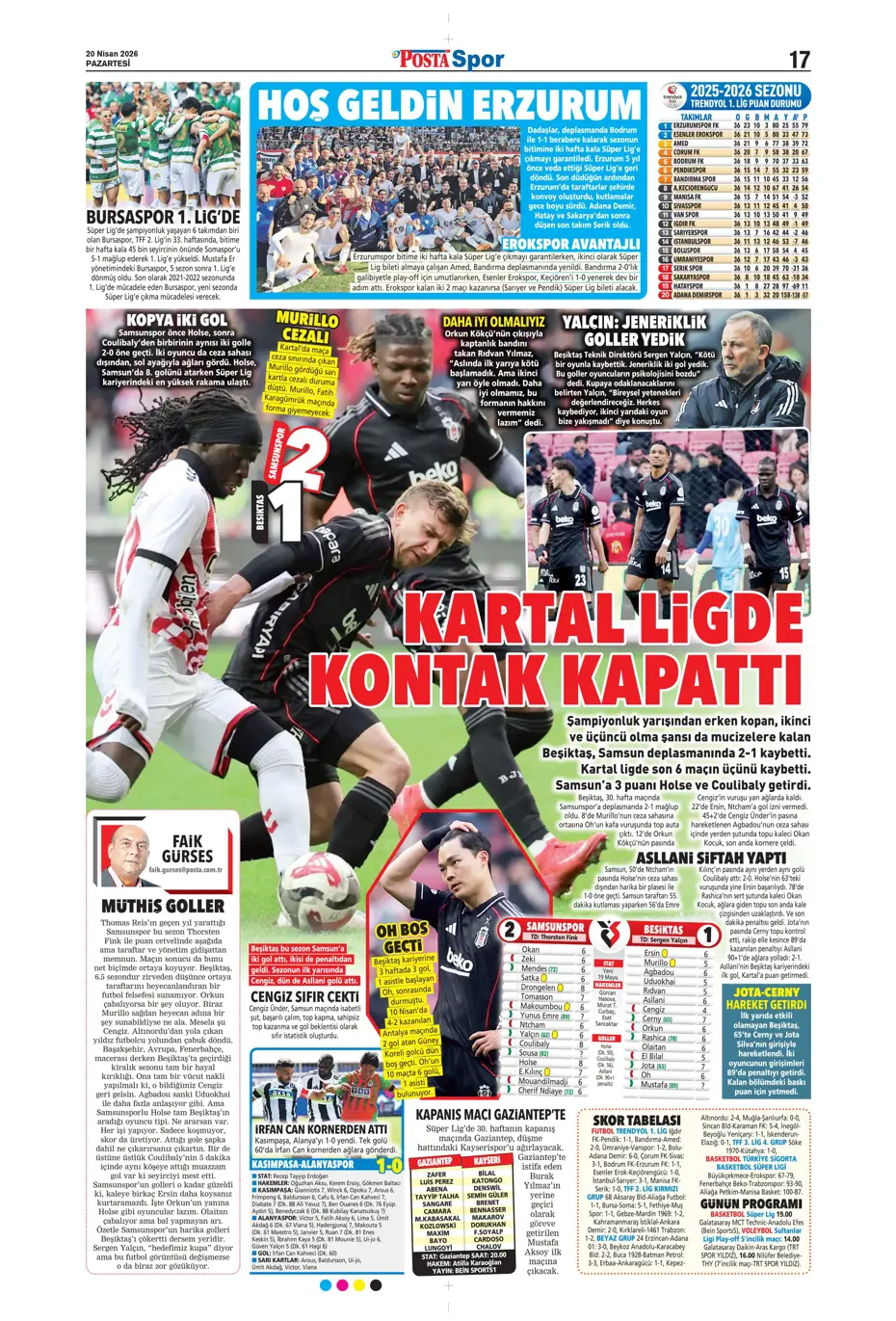 Eyvah! Gabriel Sara için geliyorlar | Sporun manşetleri - 30 Eyvah! Gabriel Sara için geliyorlar | Sporun manşetleri - 30