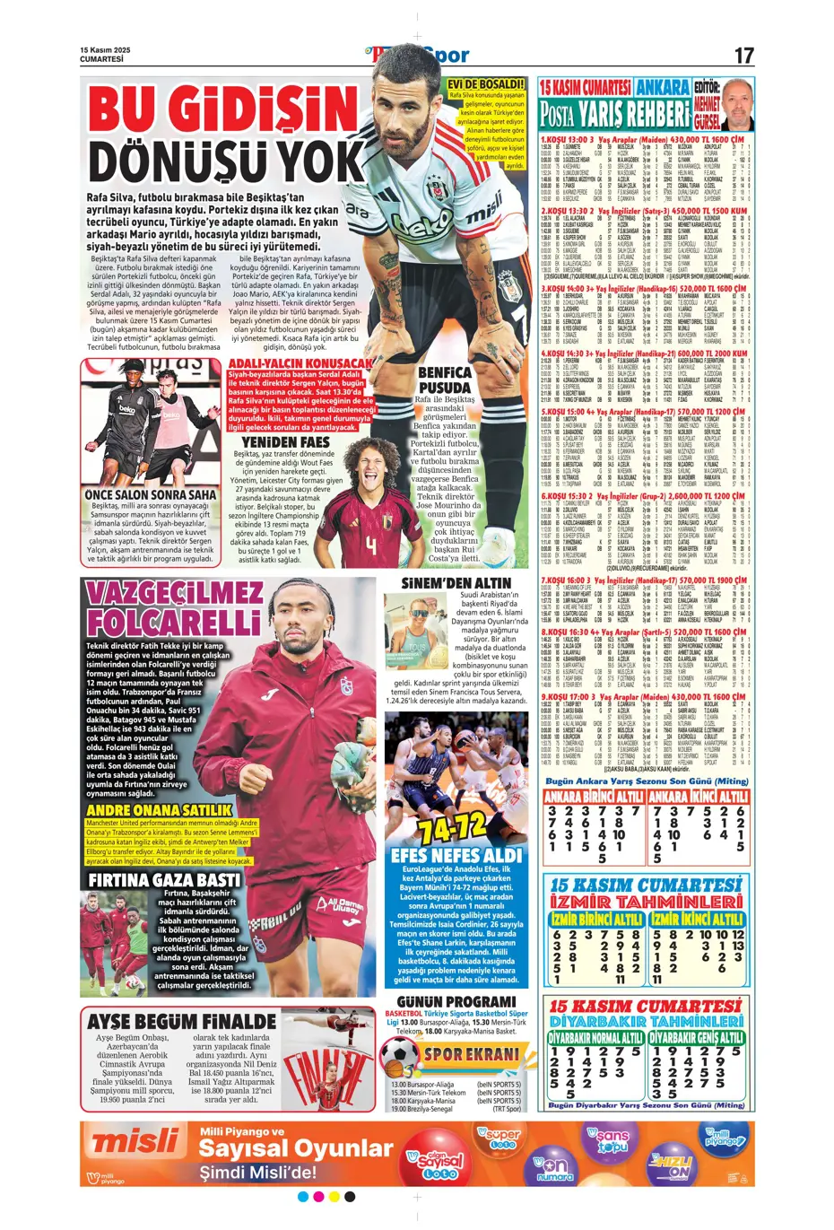 "İşte Fener'in Lewandowski için planı" | Sporun manşetleri - 13