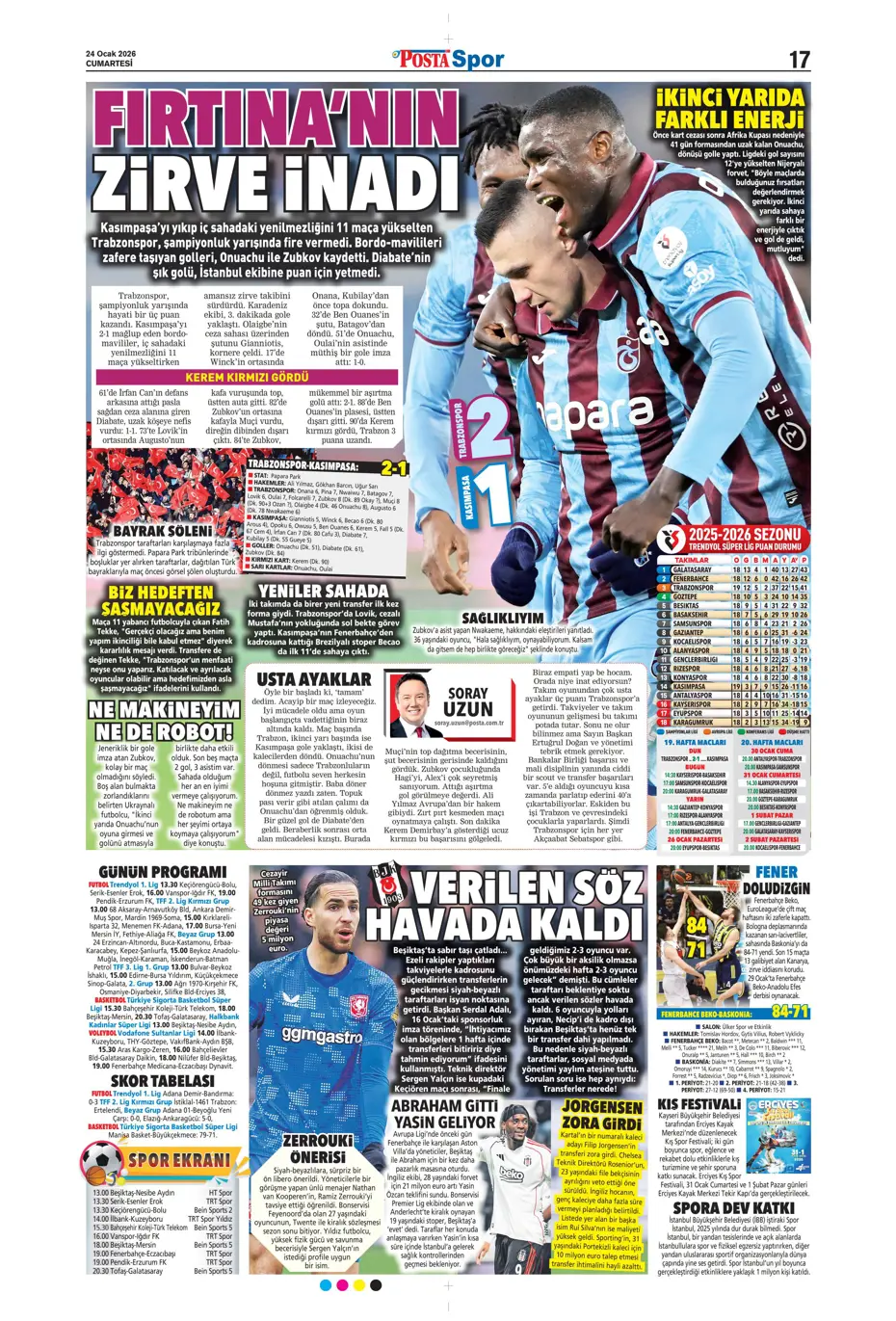 "Yaser Asprilla, Galatasaray'da" | Sporun manşetleri - 9