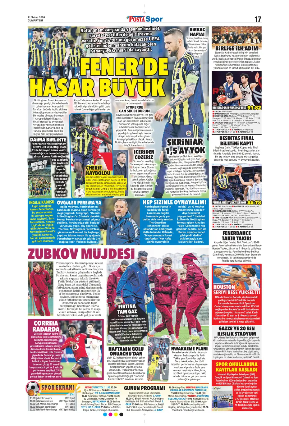 "İlk transfer Altay Bayındır" | Sporun manşetleri - 14