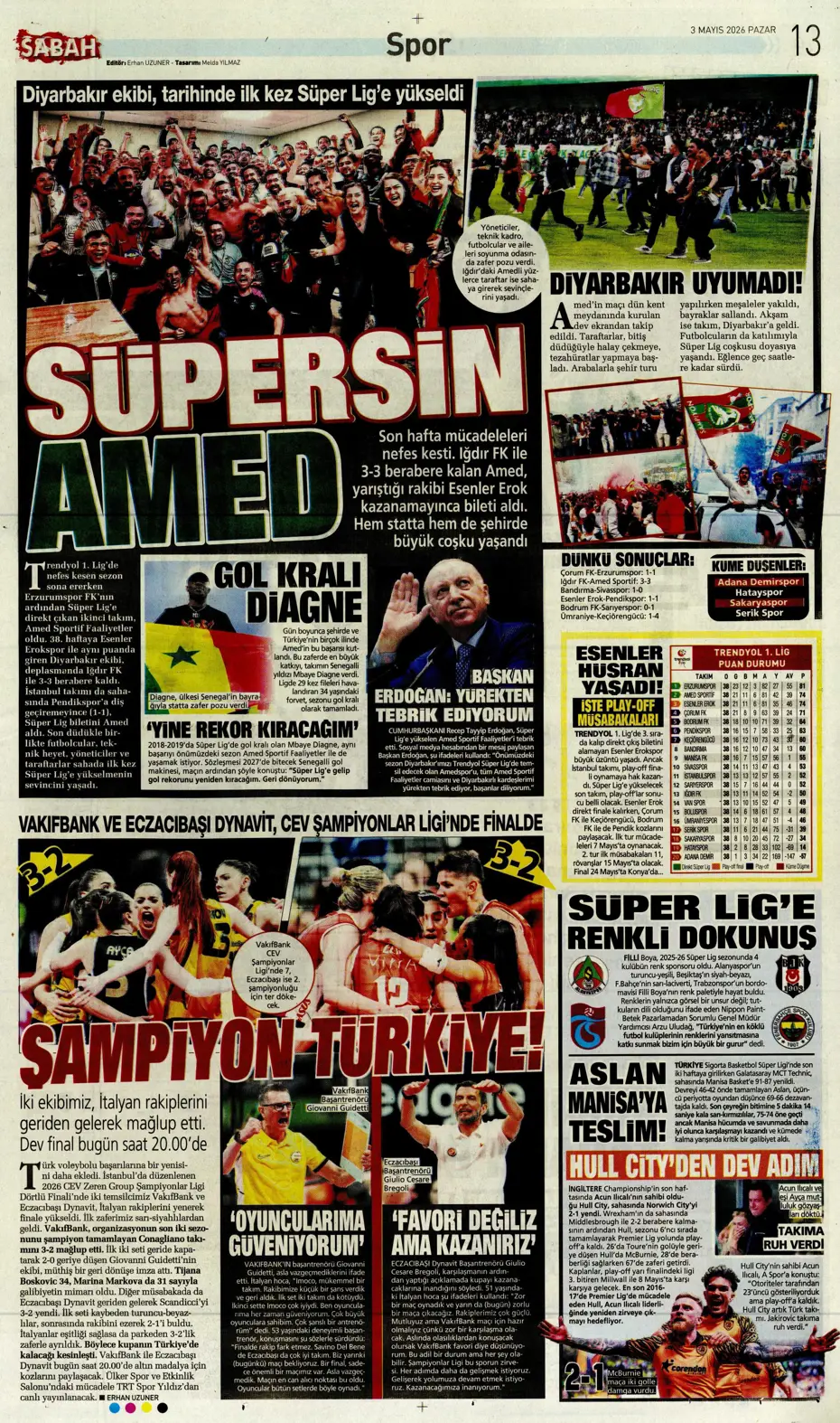 Galatasaray dördüncüyü ararken dört yedi | Sporun manşetleri - 14 Galatasaray dördüncüyü ararken dört yedi | Sporun manşetleri - 14