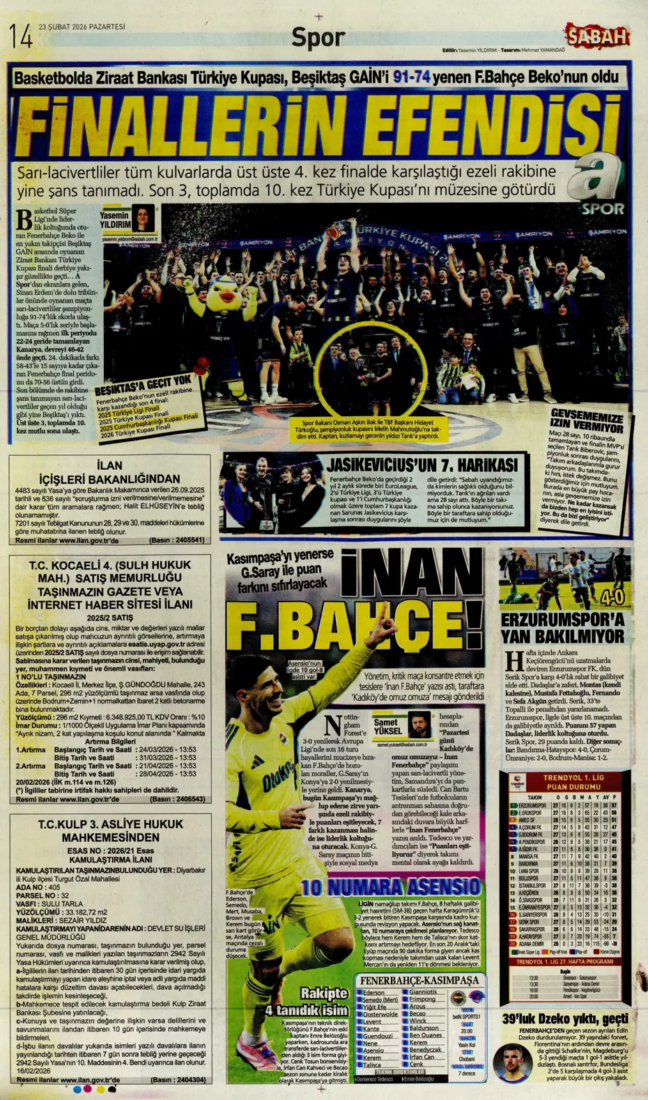 "Fenerbahçe'ye Galatasaray dopingi: Whatsapp grubunda bayram havası" | Sporun manşetleri - 9 "Fenerbahçe'ye Galatasaray dopingi: Whatsapp grubunda bayram havası" | Sporun manşetleri - 9