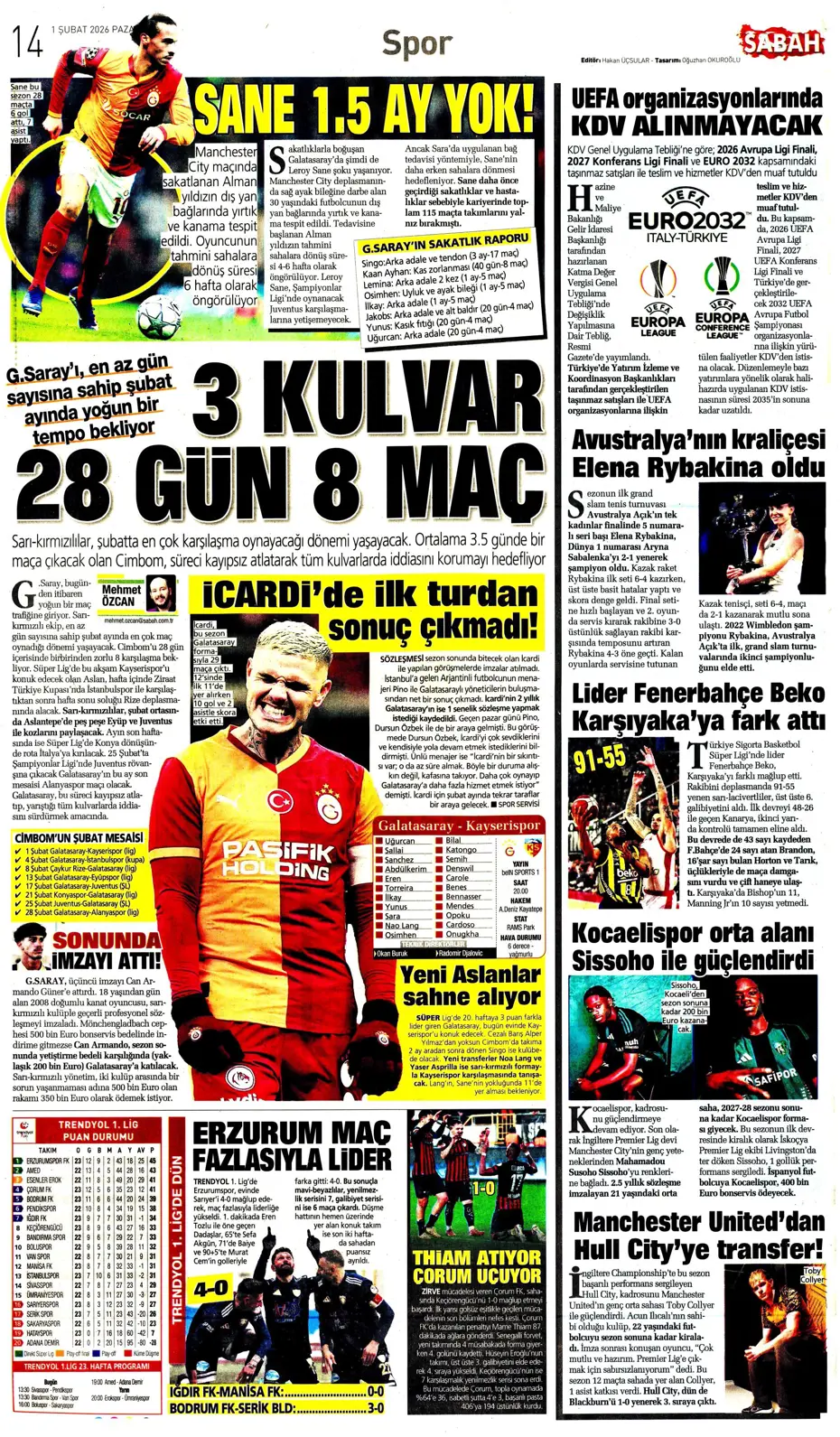 "N'Golo Kante sonunda tamam! Bonservisi belli oldu" | Sporun manşetleri - 14