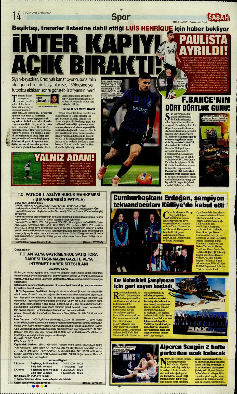 "İrfan Can Kahveci bugün resmi imzayı atacak" | Sporun manşetleri - 4