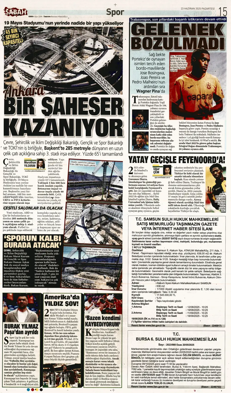 "Fenerbahçe'den Jadon Sancho bombası" | Sporun manşetleri - 11