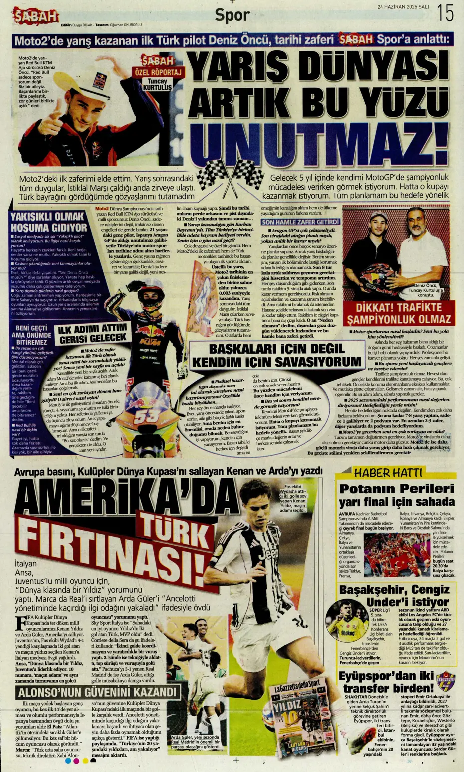 "Victor Osimhen'de son 16 gün" | Sporun manşetleri - 12