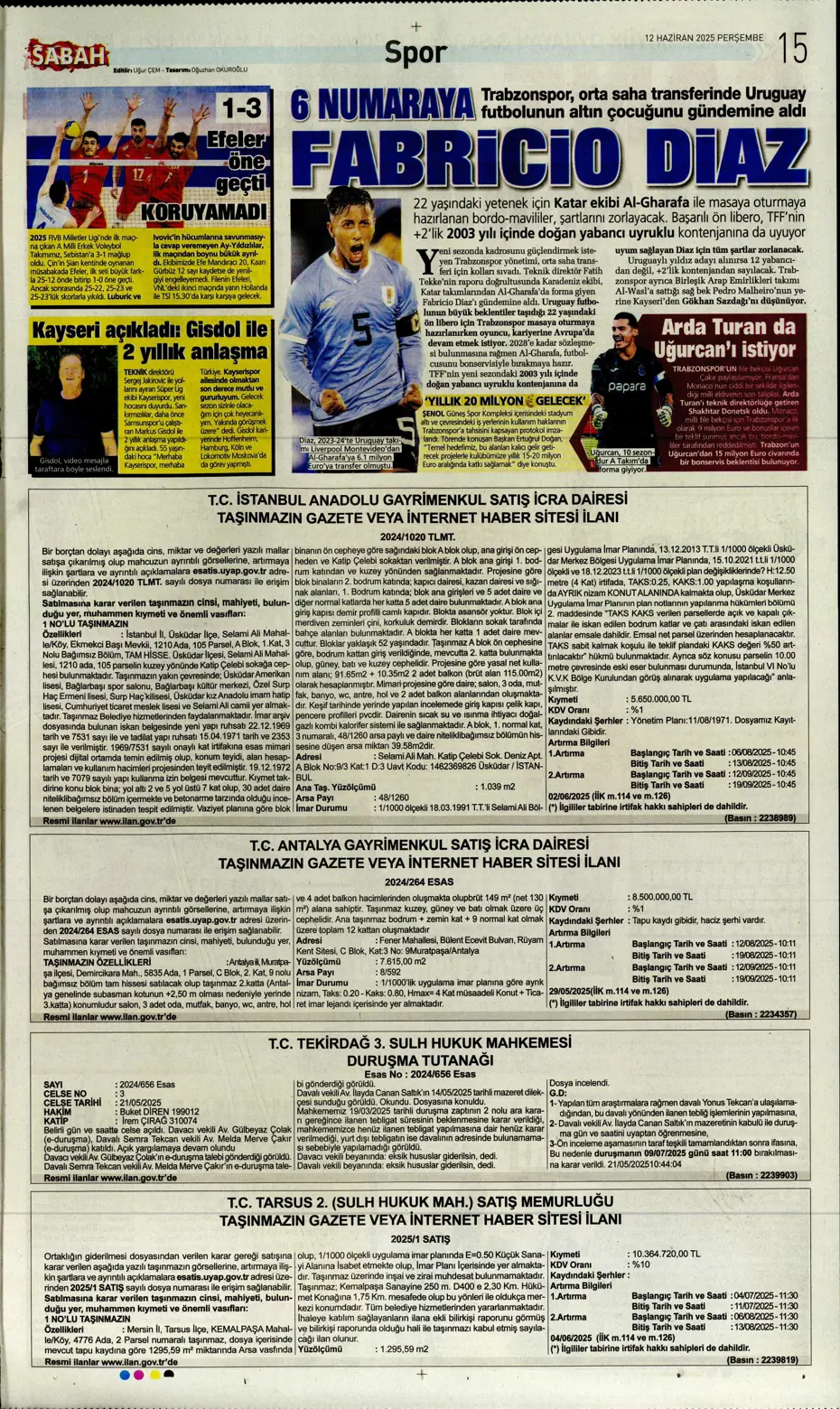 "Osimhen'in yerine En-Nesyri" | Sporun manşetleri - 11