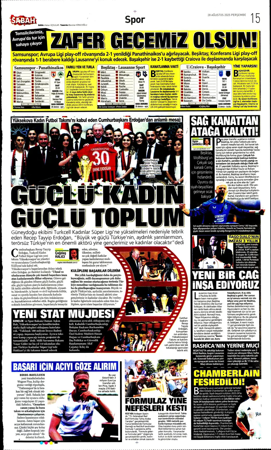 "Kerem Fenerbahçe'yi de Mourinho'yu da bitirdi" | Sporun manşetleri - 12