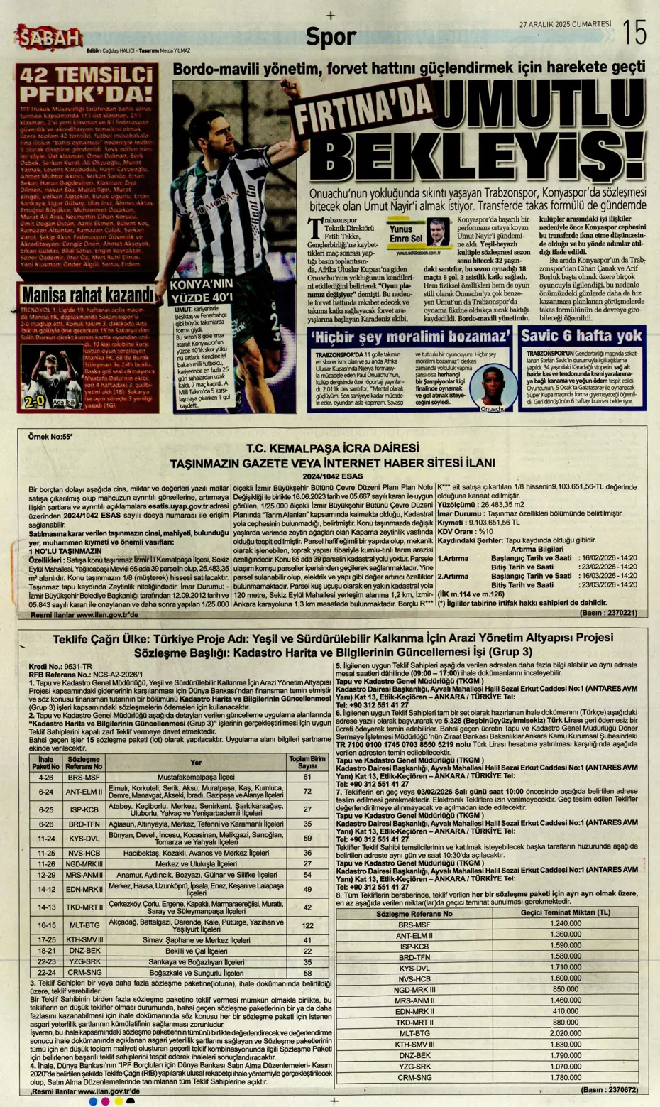 "Fenerbahçe'de 7 ayrılık birden" | Sporun manşetleri - 9 "Fenerbahçe'de 7 ayrılık birden" | Sporun manşetleri - 9