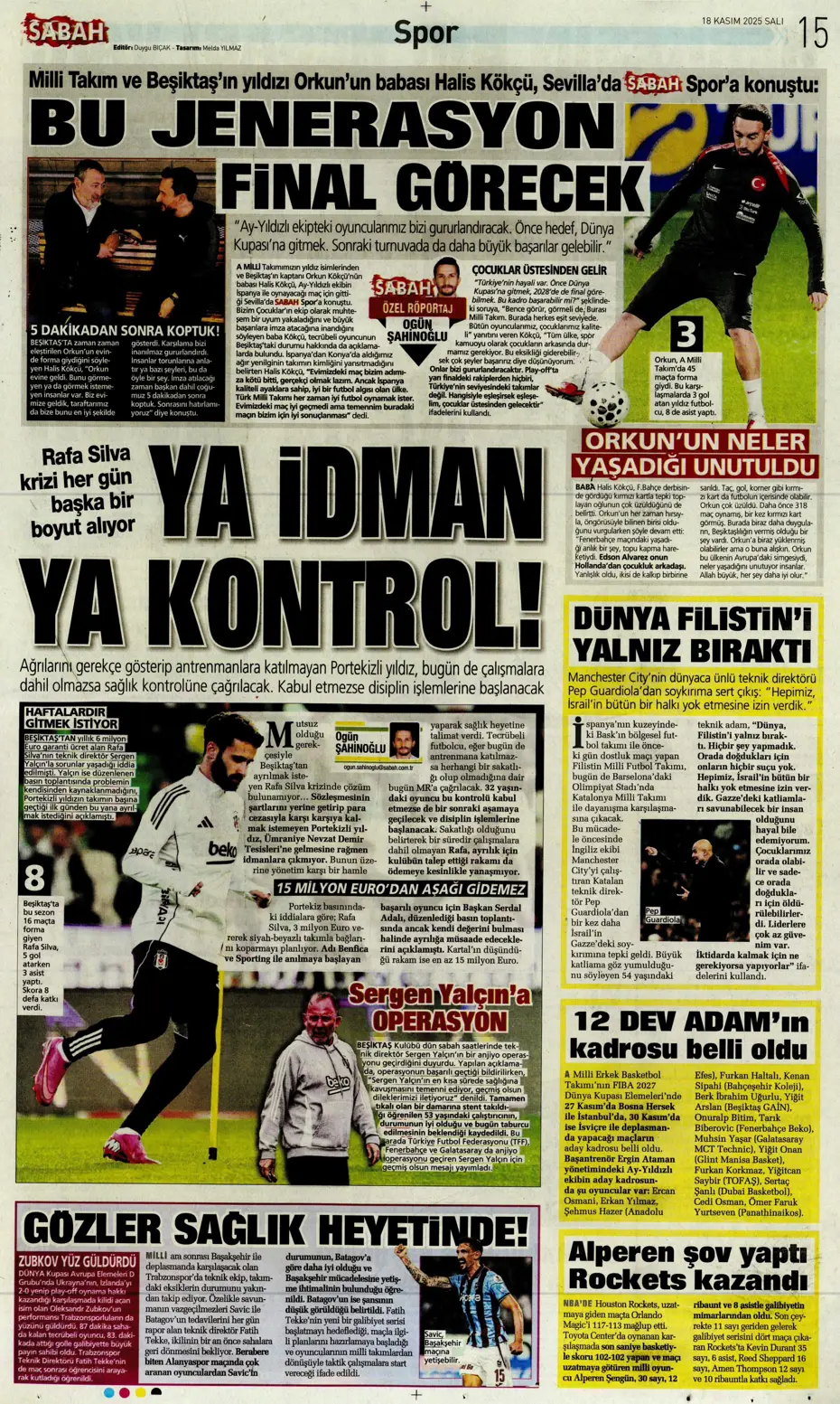 "Fenerbahçe'ye Diego Carlos piyangosu vurdu" | Sporun manşetleri - 12