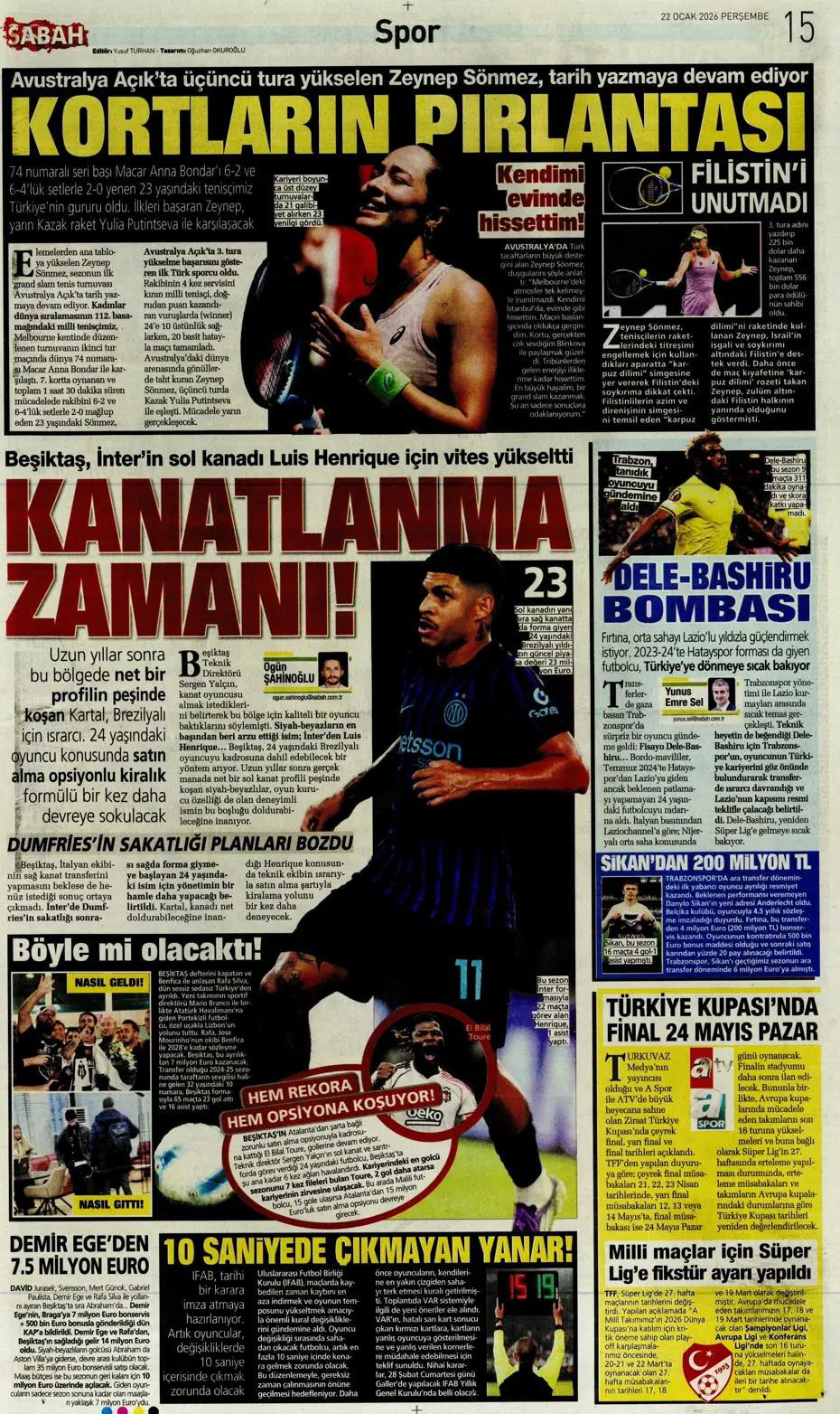 "Galatasaray'dan Atletico maçı sonrası 2 transfer birden" | Sporun manşetleri - 31