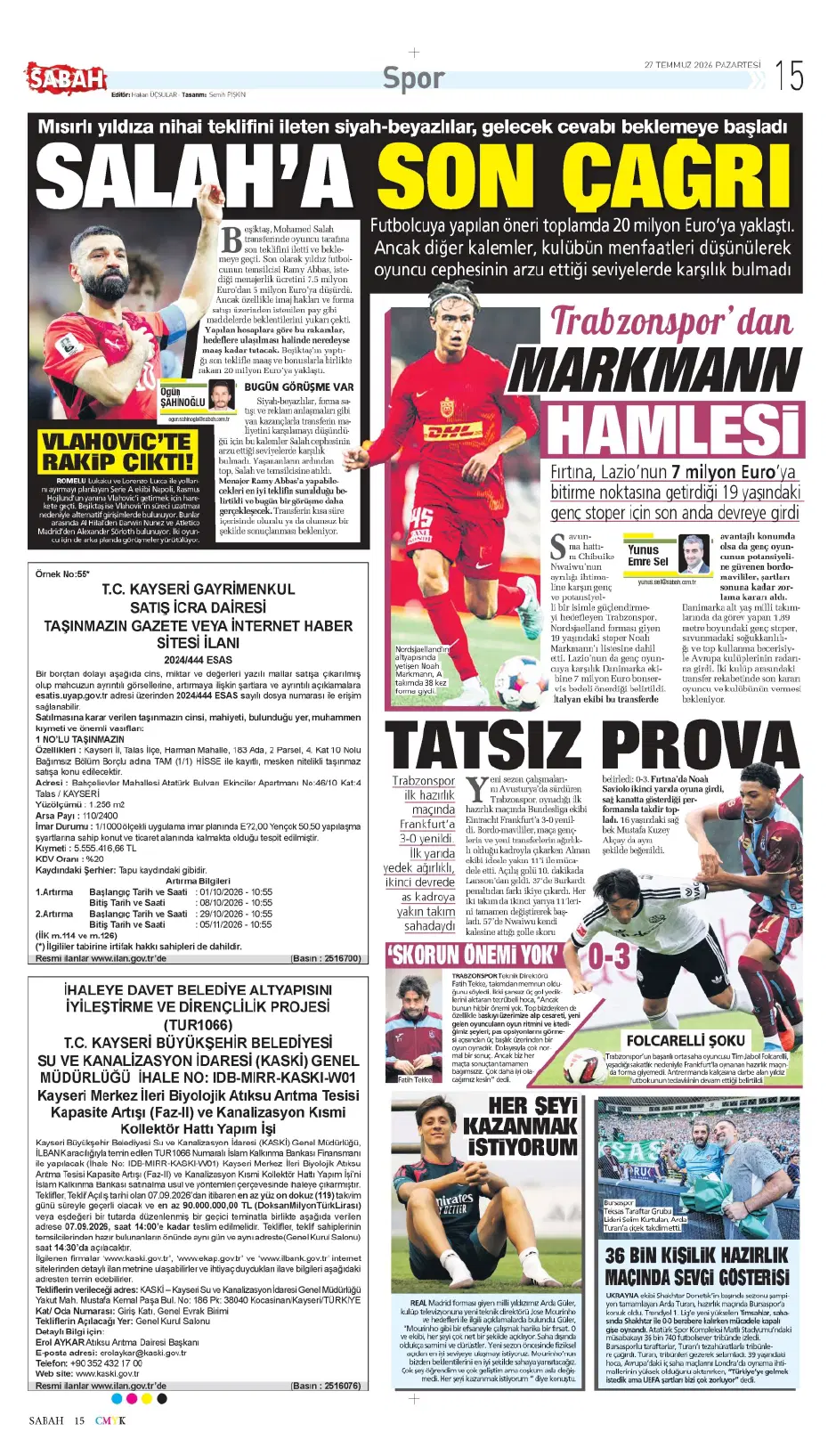 Transferde Günay Güvenç bombası patlamak üzere | Sporun manşetleri - 21