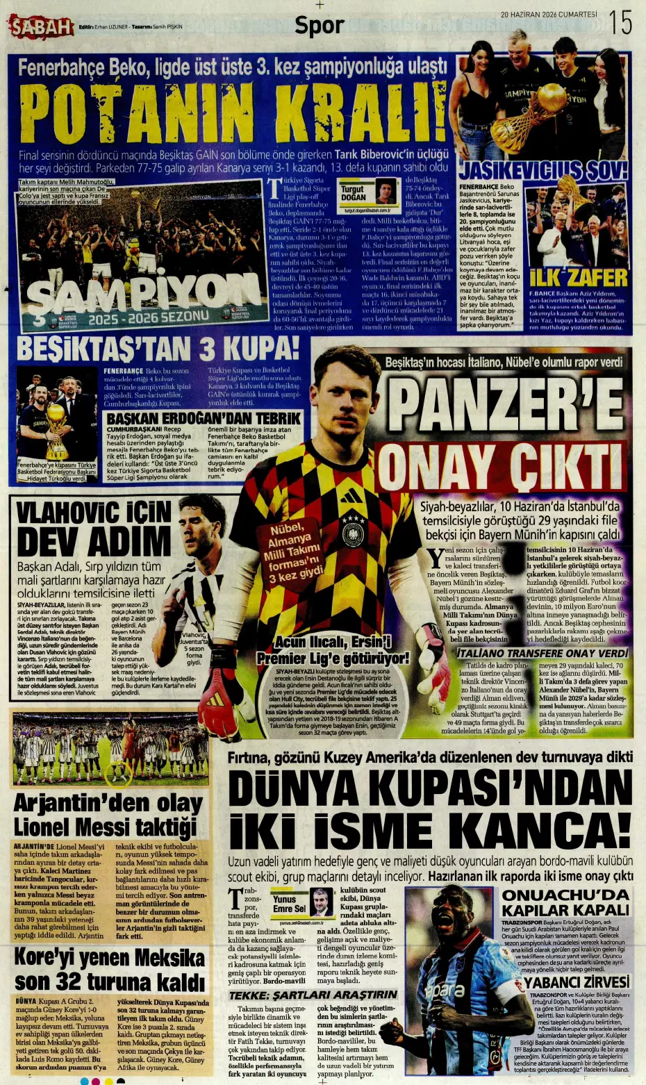 Ve Fenerbahçe için İstanbul'da! Fransız yıldızı Oğuz Çetin izledi, İsmail Kartal onayladı | Sporun manşetleri - 7