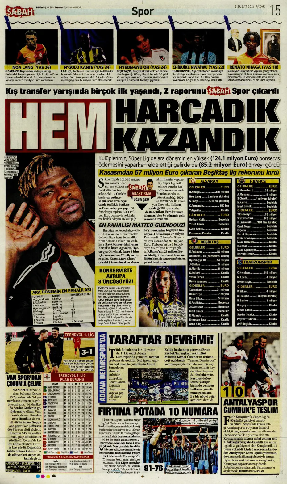 "Darwin Nunez apronda" | Sporun manşetleri - 23