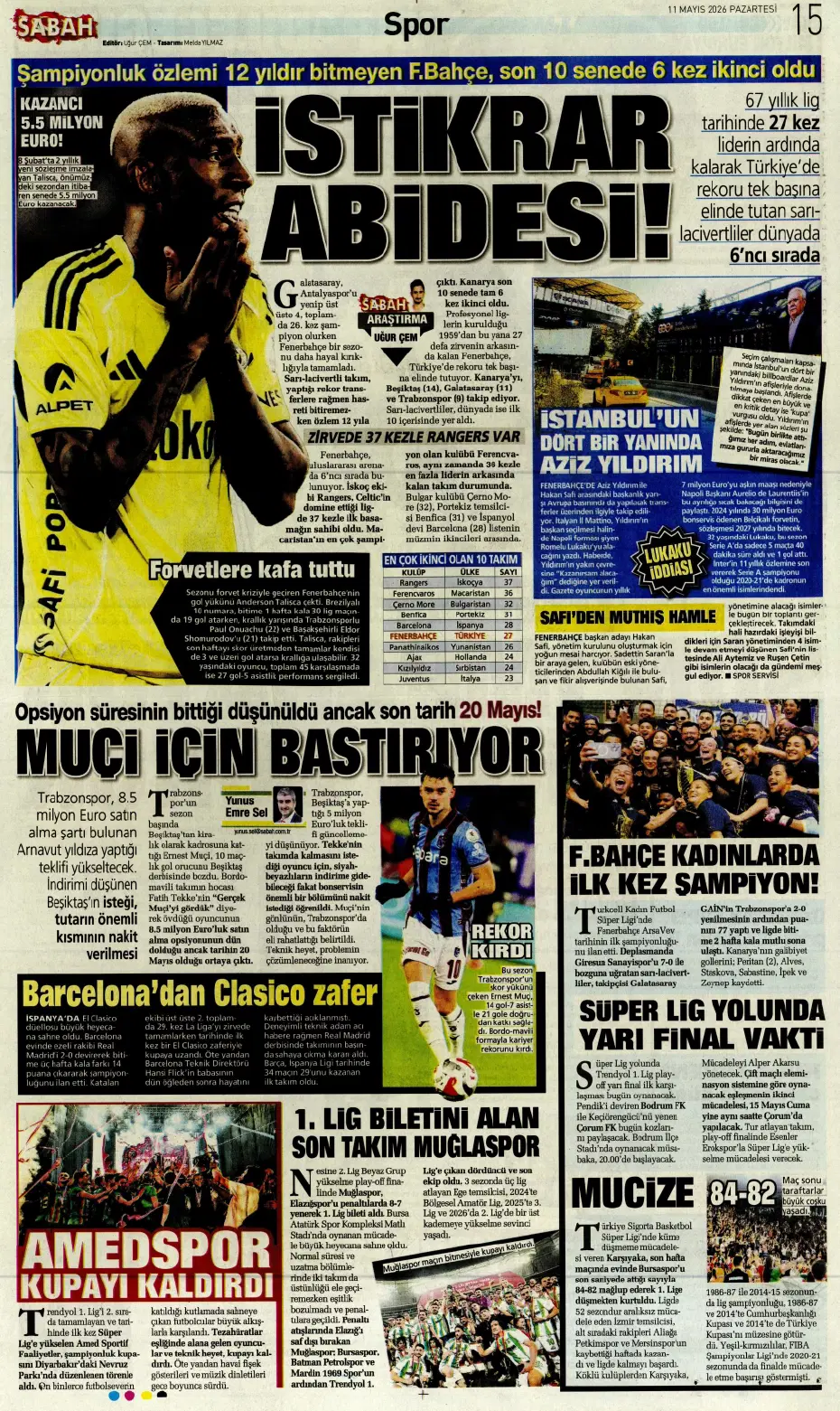 Güle güle Archie Brown! Fenerbahçe'de 4 ayrılıkla yaprak dökümü başlıyor | Sporun manşetleri - 8