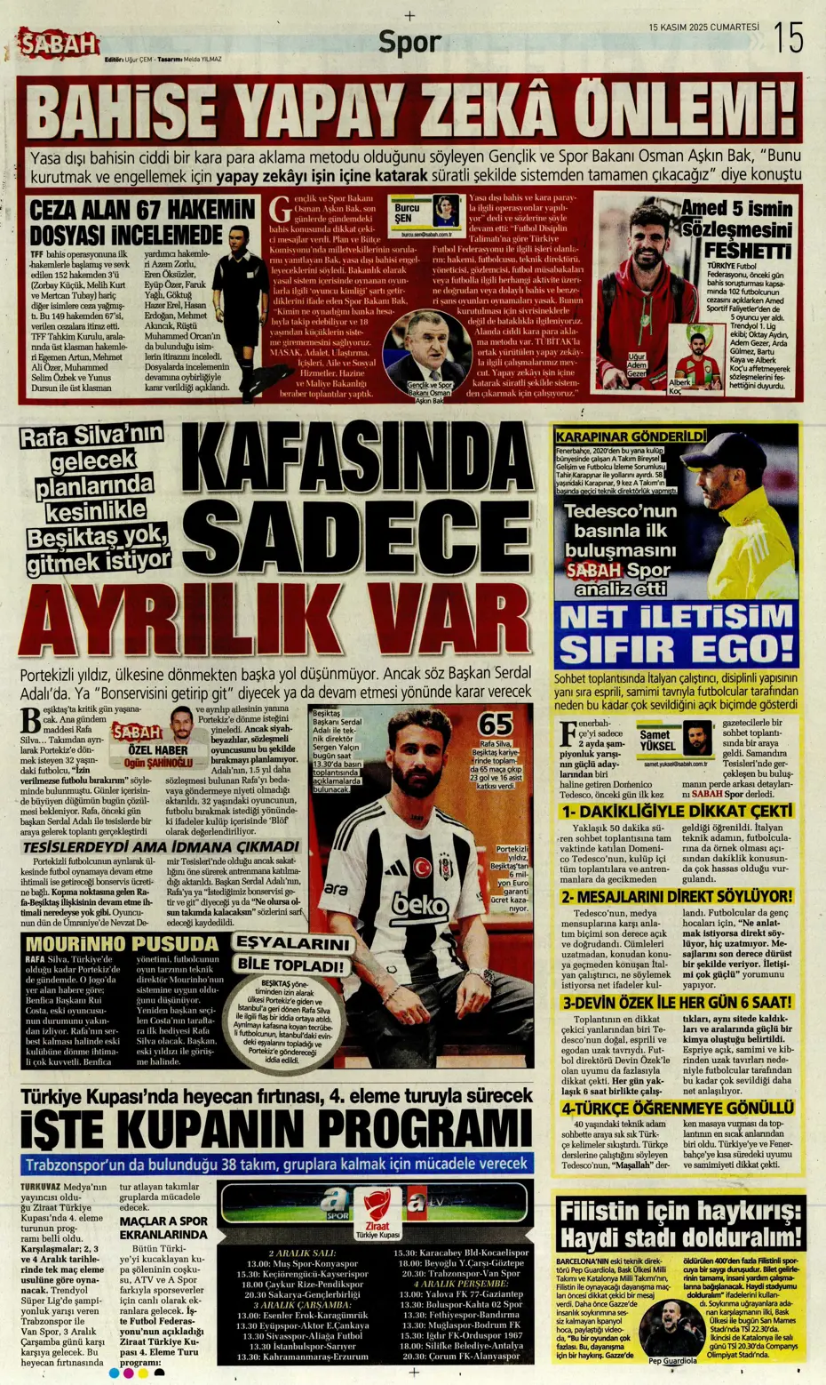 "İşte Fener'in Lewandowski için planı" | Sporun manşetleri - 12