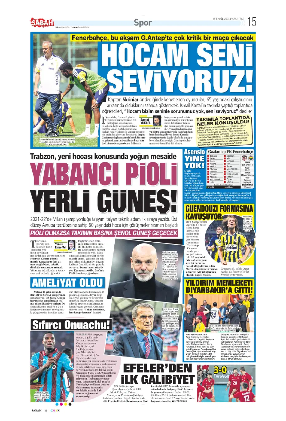 Trabzonspor'da Onuachu şoku yaşanıyor | Sporun manşetleri - 25