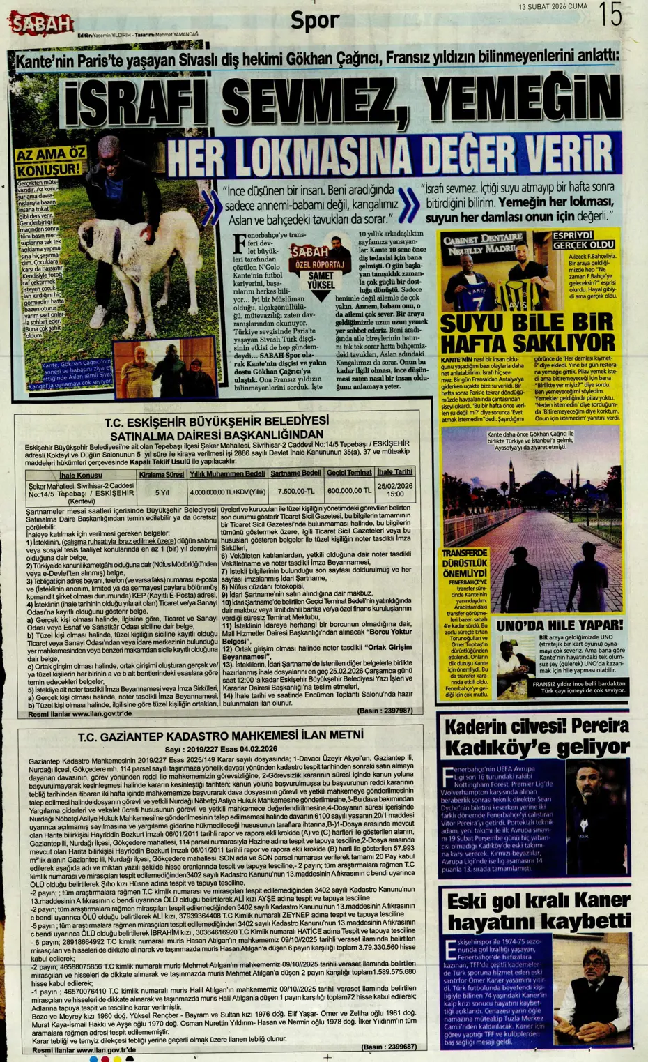 "Tedesco teklifi kabul etmeye yakın" | Sporun manşetleri - 3