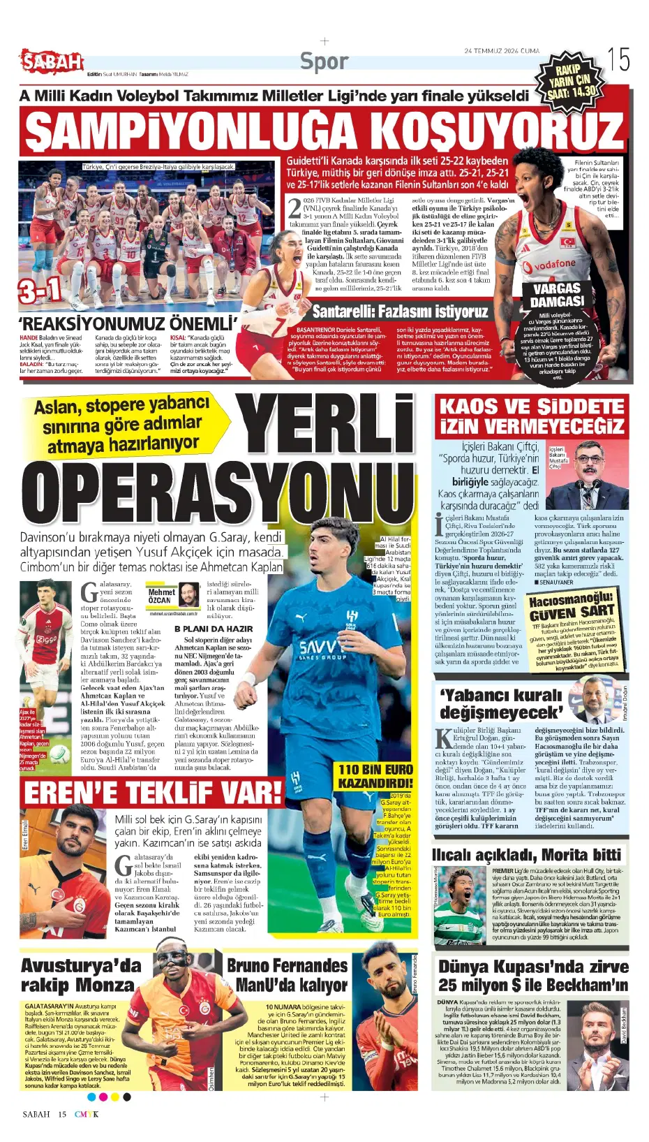 Ve Van Dijk'tan Galatasaray için bomba açıklama geldi | Sporun manşetleri - 13