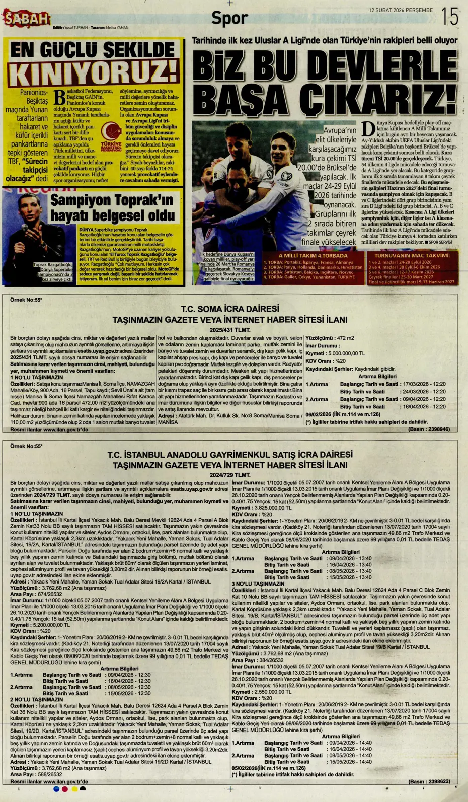 "En-Nesyri, Al-Ittihad'da tarihe geçti" | Sporun manşetleri - 7