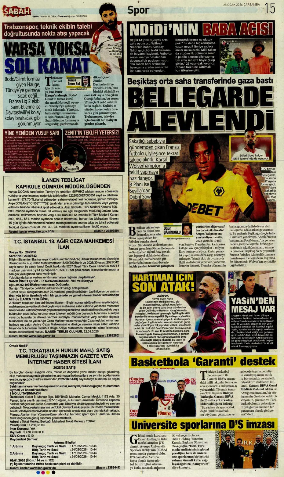 "Jose Mourinho Fenerbahçe'den bomba transfer yapıyor" | Sporun manşetleri - 11