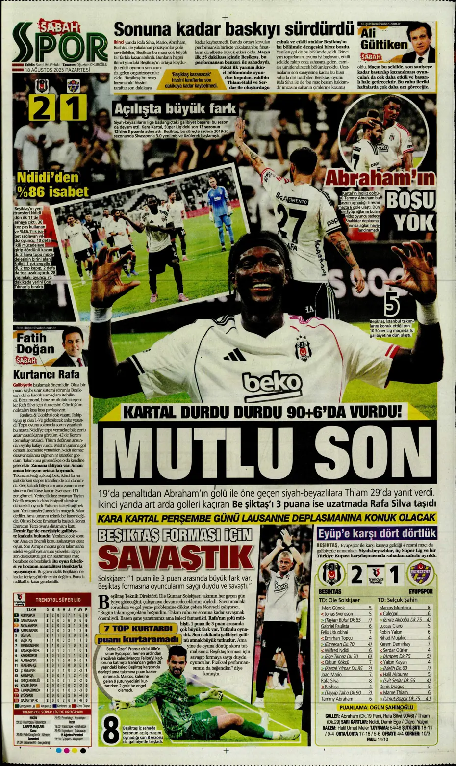 "Galatasaray'dan Antony bombası" | Sporun manşetleri - 12