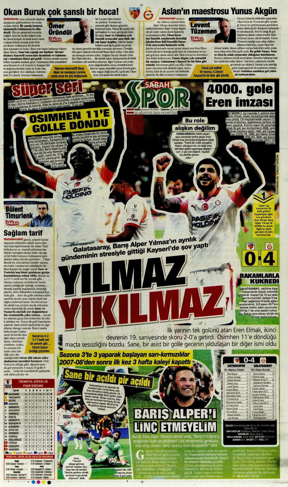 "Fenerbahçe'de Youri Tielemans tamam" | Sporun manşetleri - 12