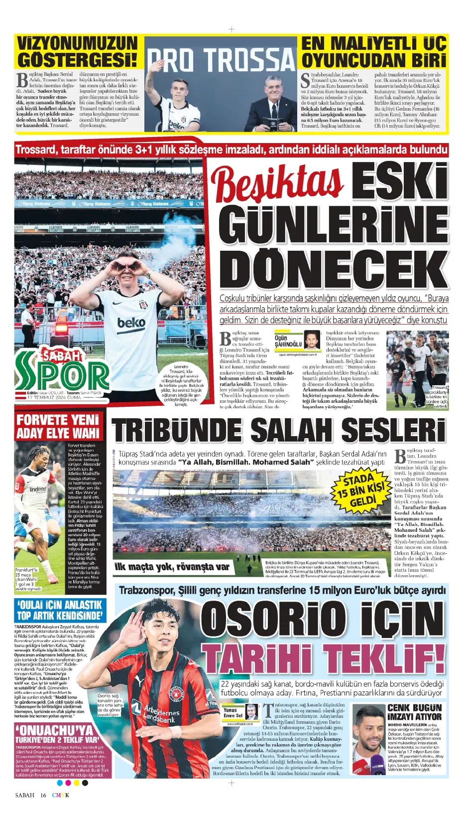Fenerbahçe'den yılın sürprizi: Paul Onuachu | Sporun manşetleri - 17