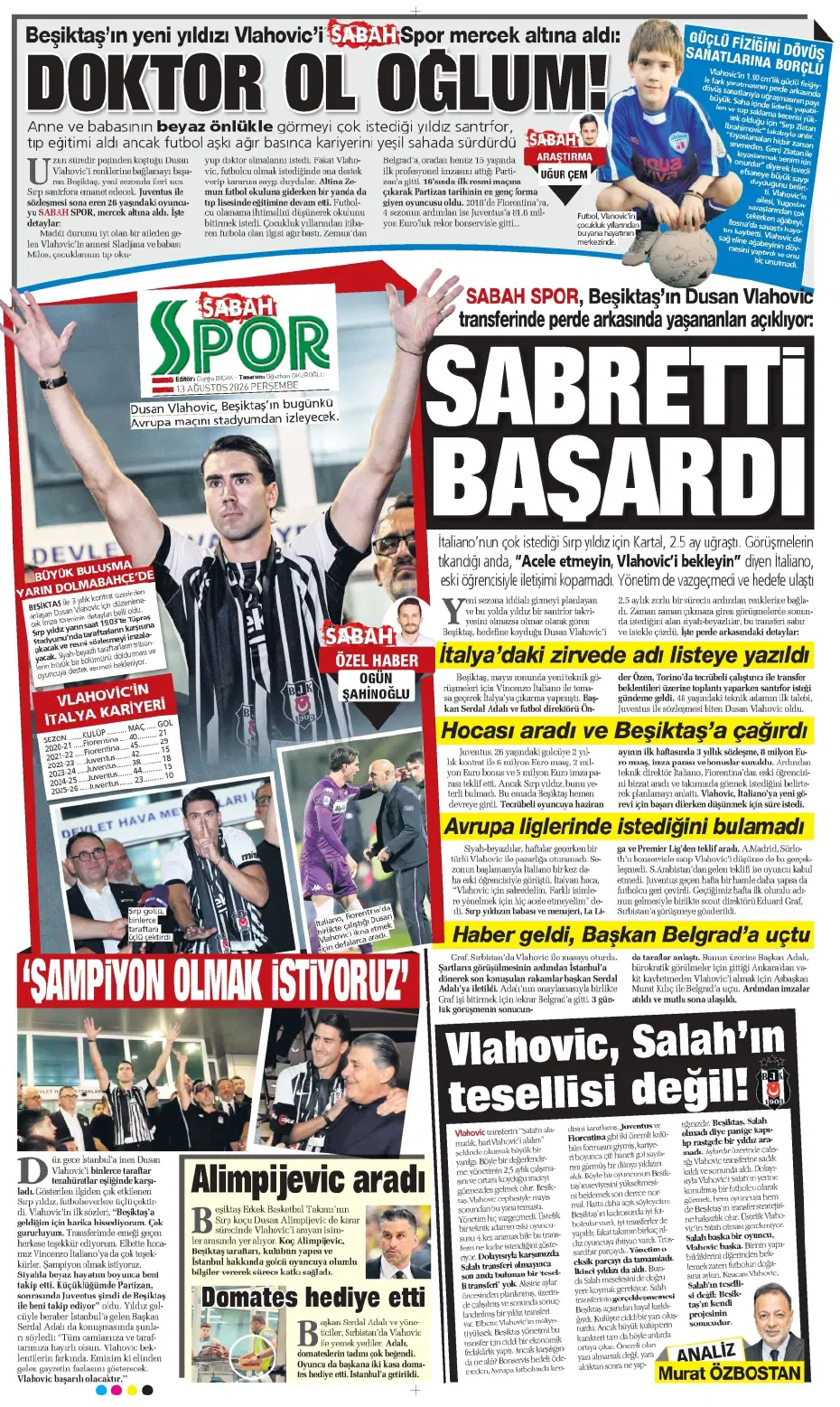 Yüksel Yıldırım, Fenerbahçe'den flaş bir transfer yapıyor | Sporun manşetleri - 15 Yüksel Yıldırım, Fenerbahçe'den flaş bir transfer yapıyor | Sporun manşetleri - 15