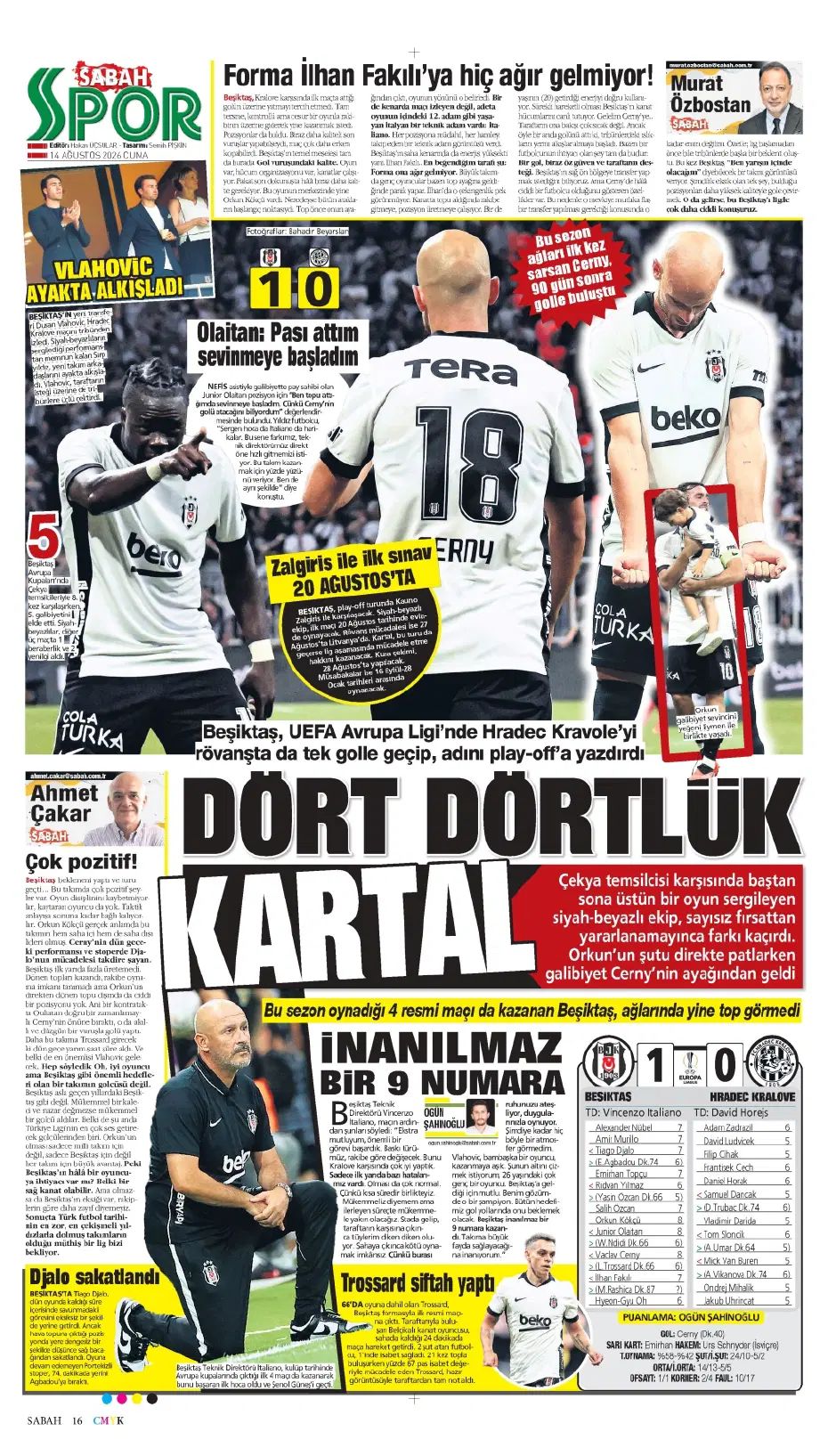 Orkun Kökçü'nün kankası Beşiktaş'a geliyor | Sporun manşetleri - 17