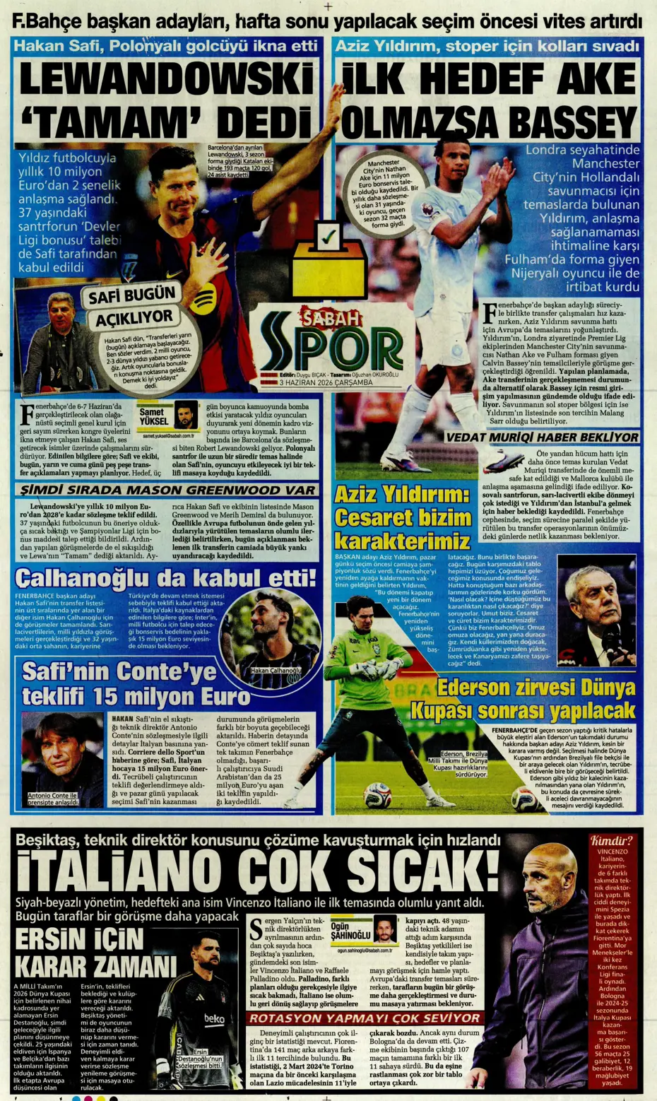 Hakan Safi'den kaleci bombası: Maldini bu ismi bizzat önerdi | Sporun manşetleri - 15