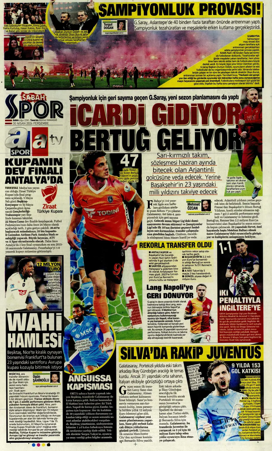 Bedavaya gelen İlkay Gündoğan, 10 milyon euroya gidiyor | Sporun manşetleri - 13
