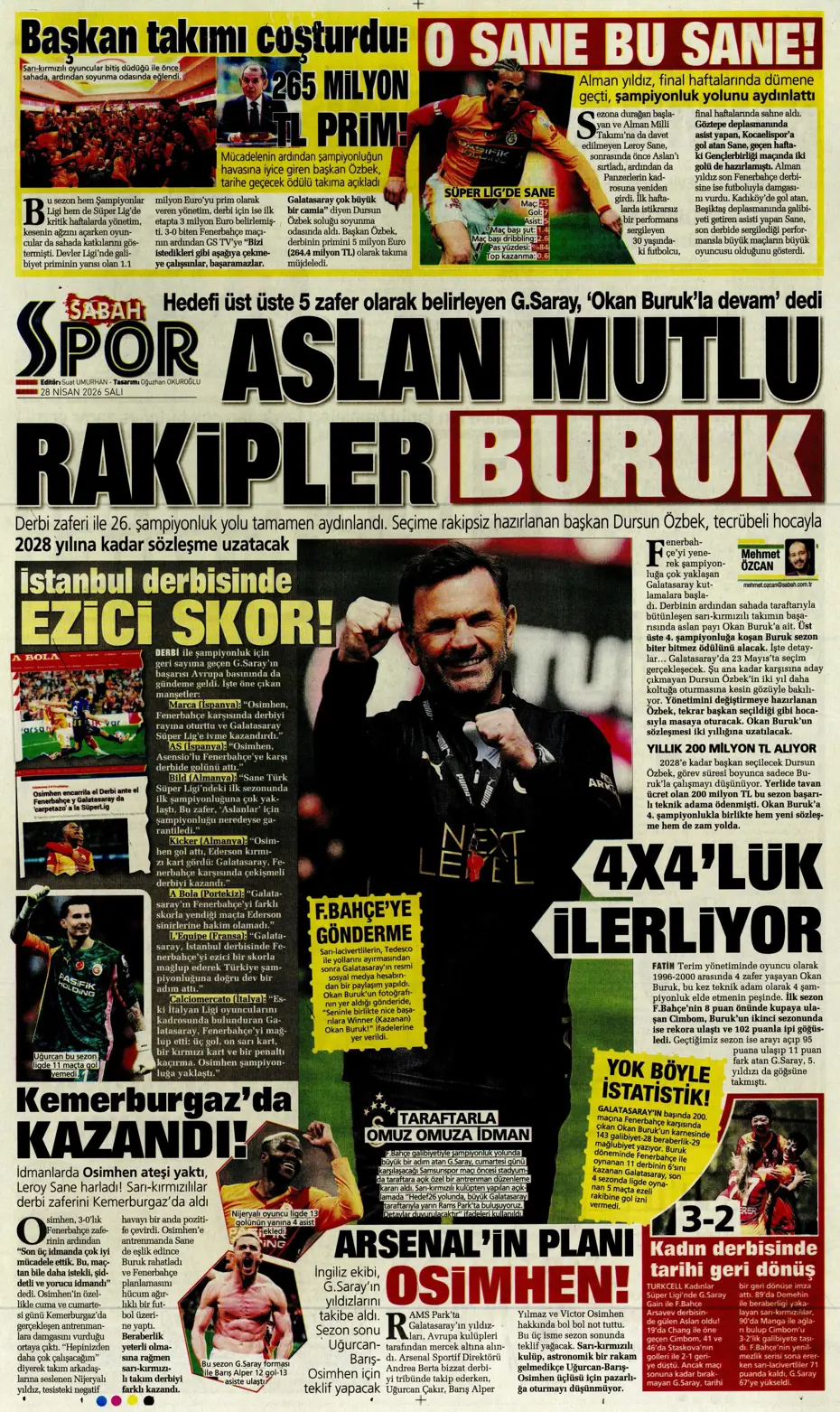Osimhen'i Galatasaray'dan almaya geldiler! Dursun Özbek'le görüşme | Sporun manşetleri - 20 Osimhen'i Galatasaray'dan almaya geldiler! Dursun Özbek'le görüşme | Sporun manşetleri - 20